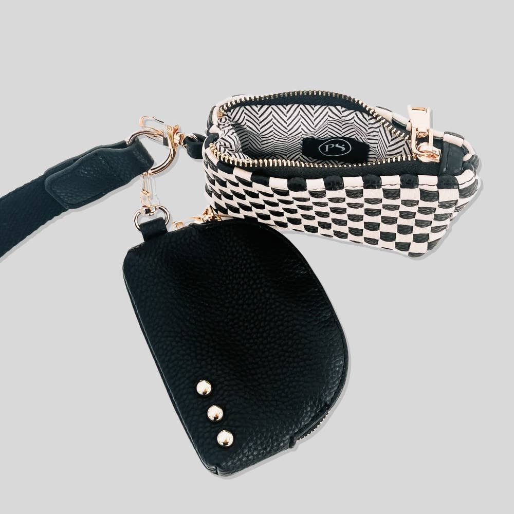 Wonderlust Woven Dual Pouch Wristlet by Pretty Simple - BFF Here