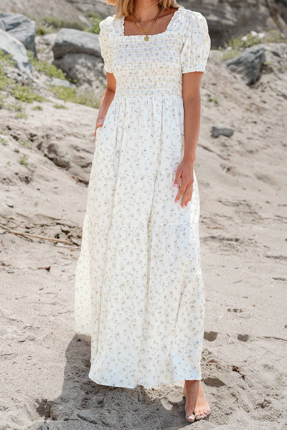 Sunlit Meadows Maxi Dress - BFF Here