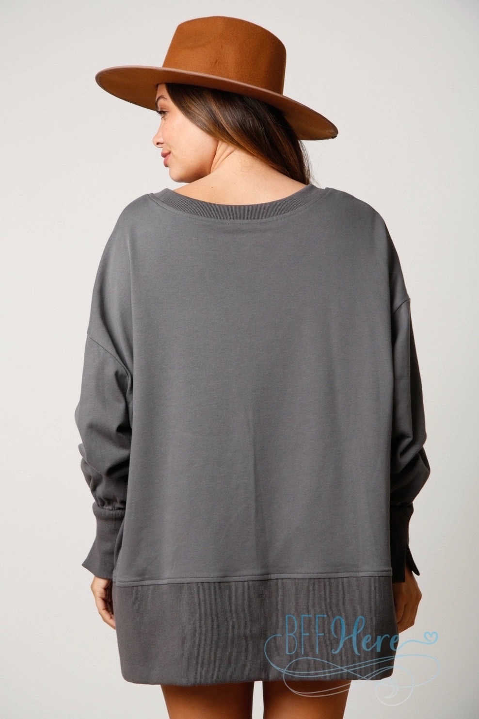 Warm Wishes, Sparkling Style: Cheers Hot Cocoa Sequin Sweatshirt - BFF Here