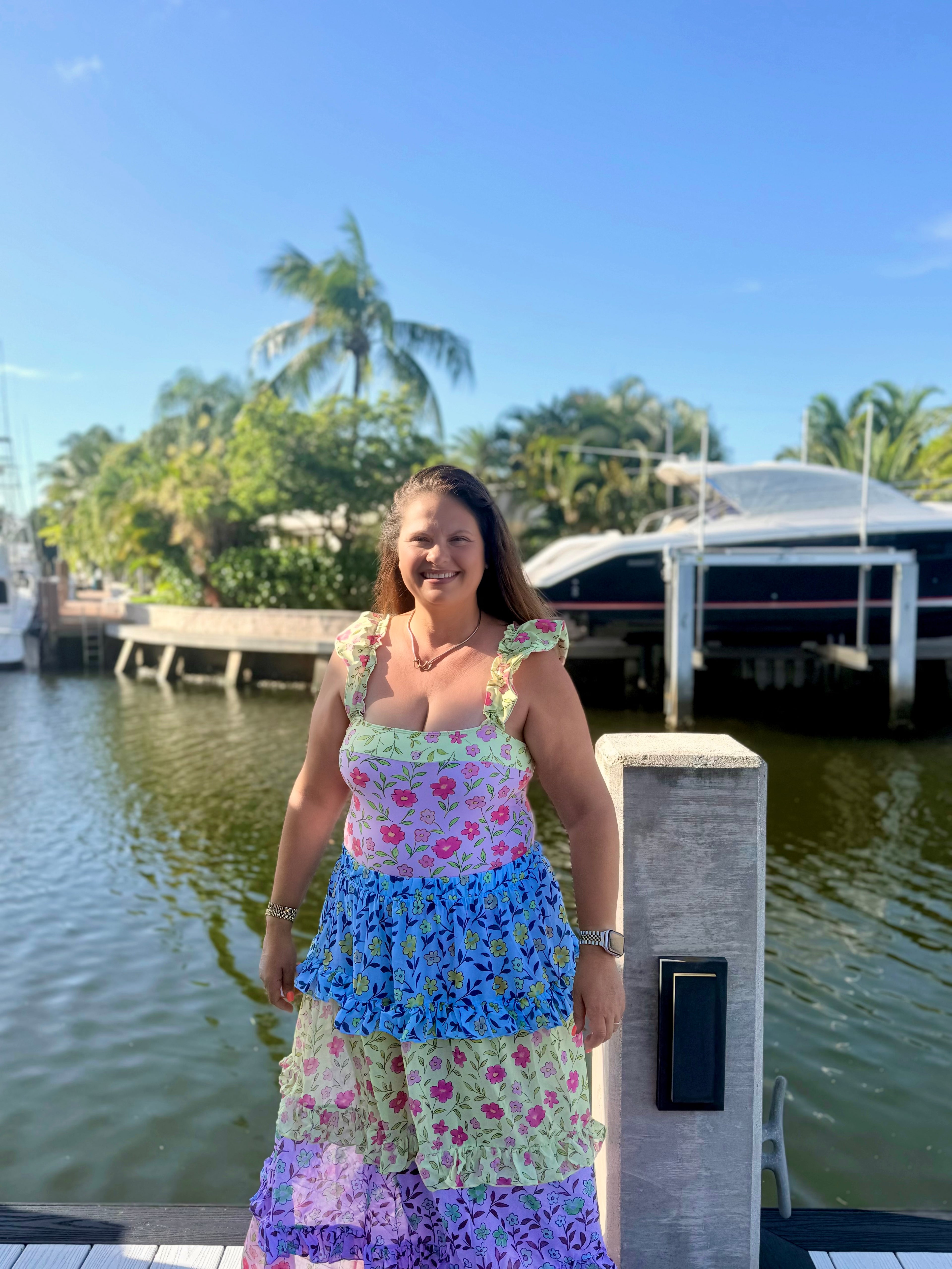 Floral Rainbow Swim Set by Blakeley - BFF Here