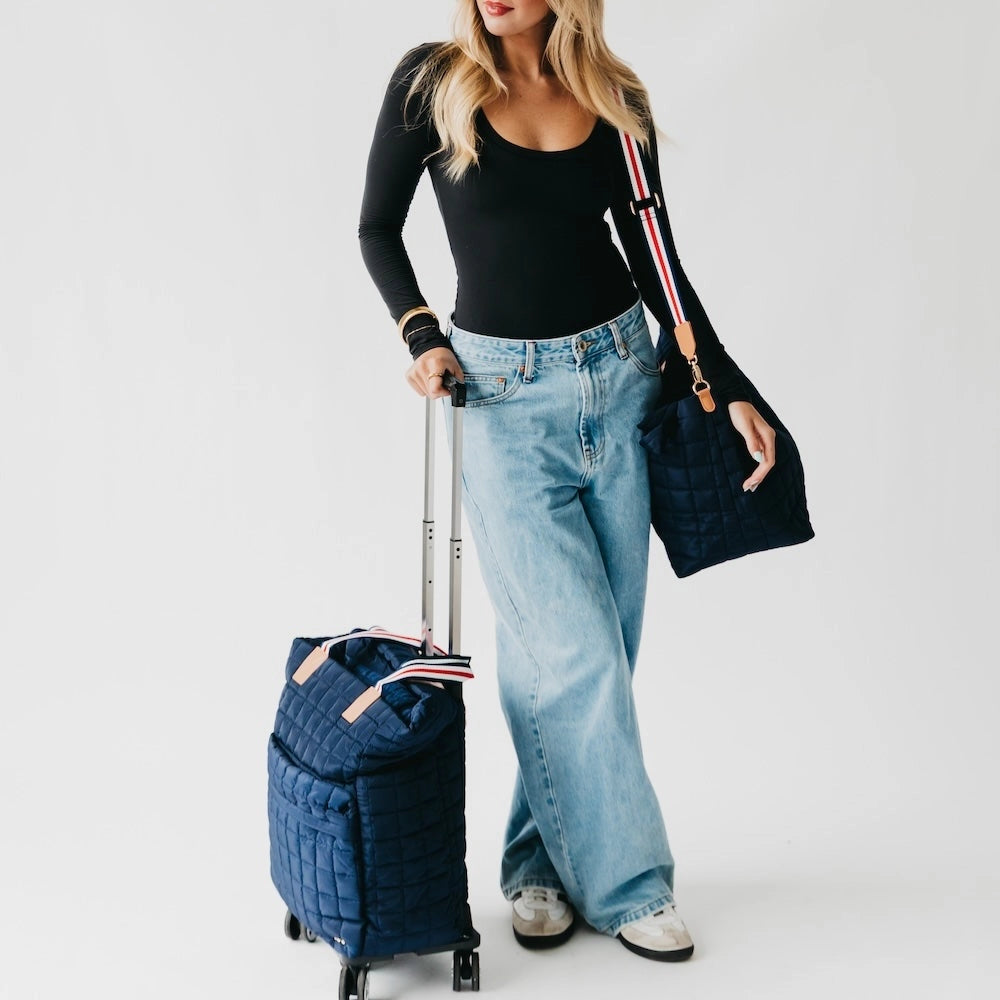 Tenley Quilted Tote Roller Bag by Pretty Simple - BFF Here