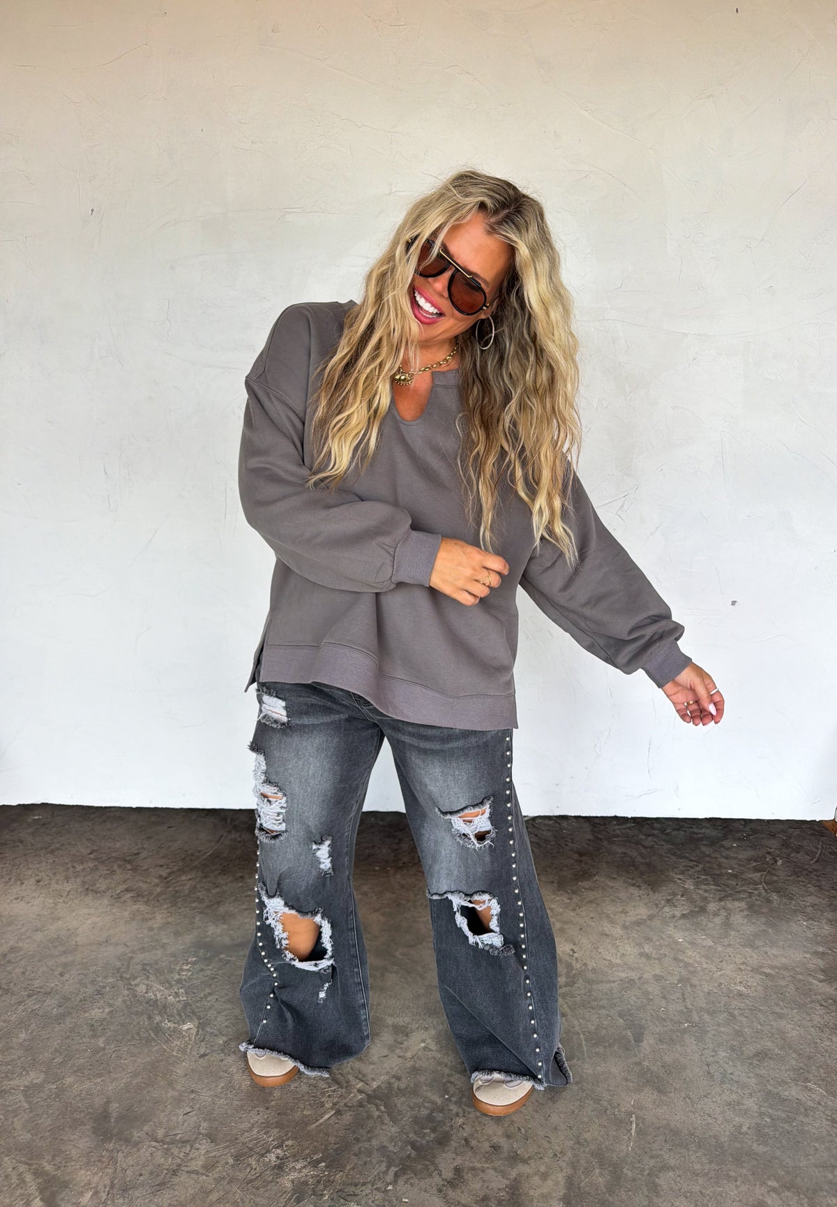 PREORDER: Lived In Oversized Pullover by Blakeley (ETA: December)