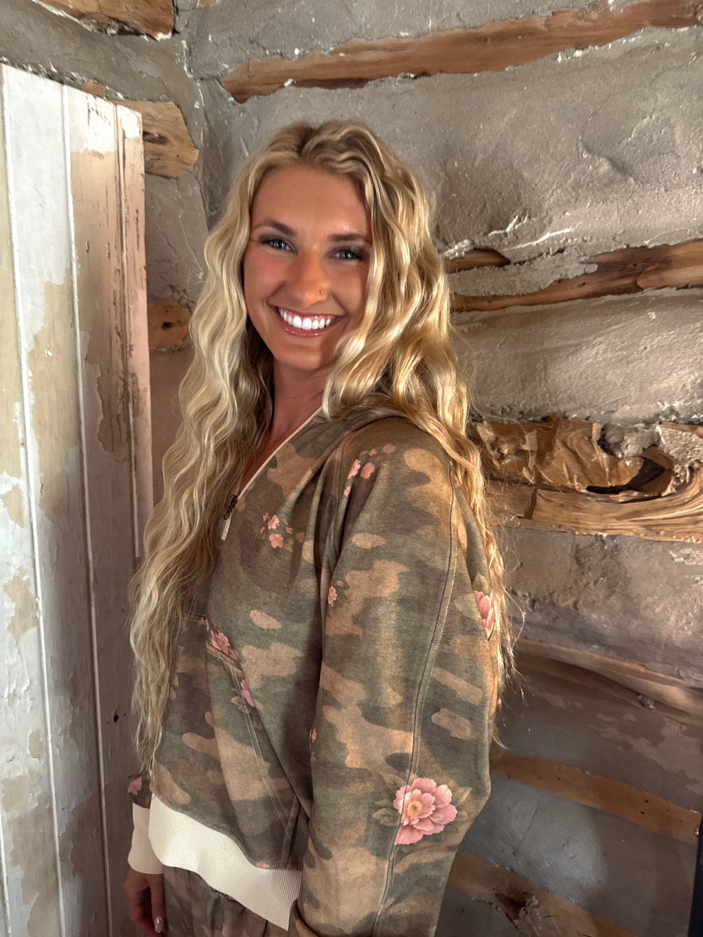 PREORDER: Camo & Butterflies Easy Does It Pullover by Blakeley (ETA: August)