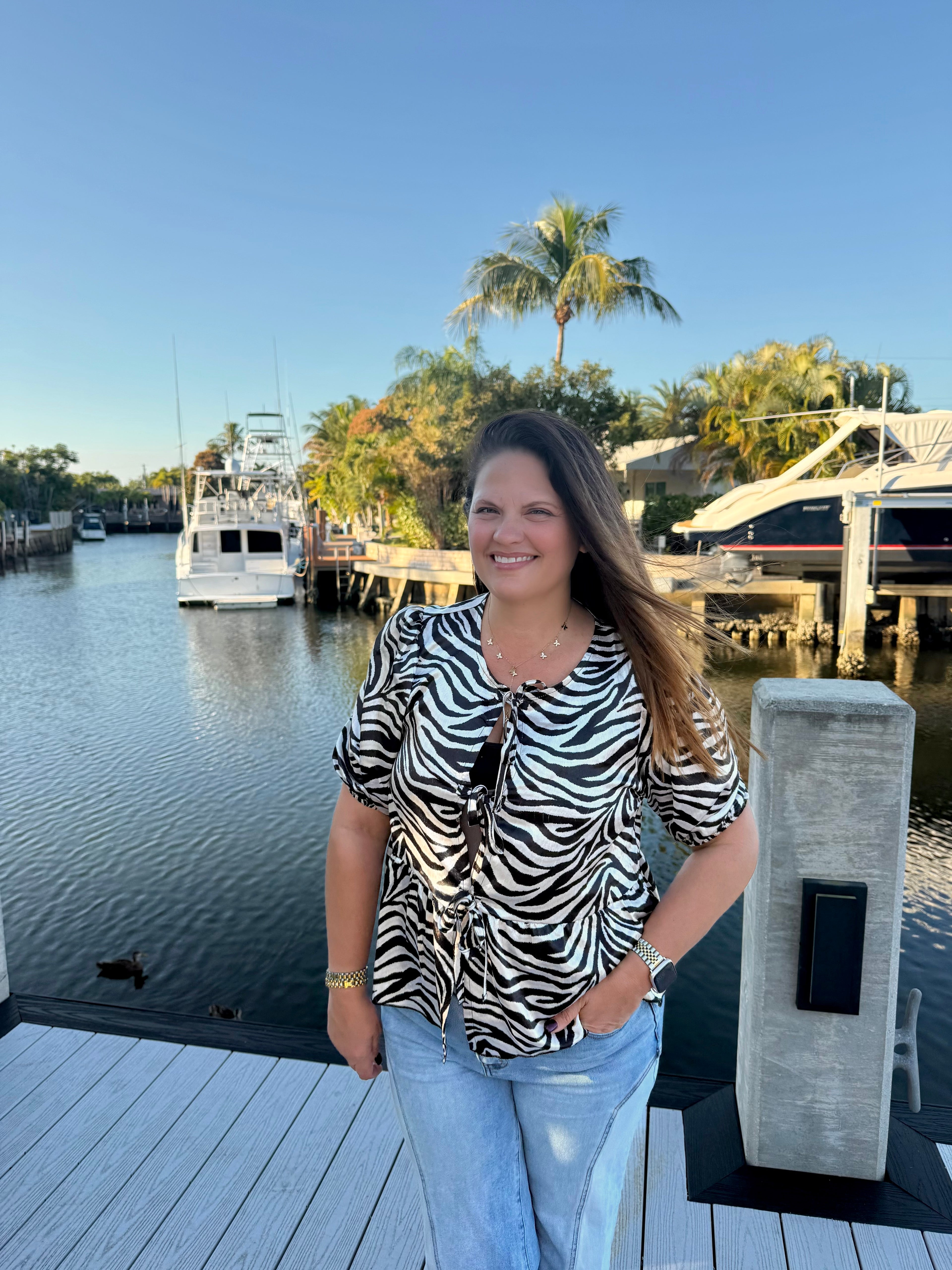 Cowgirl Safari Tie Top by Sterling Kreek - BFF Here