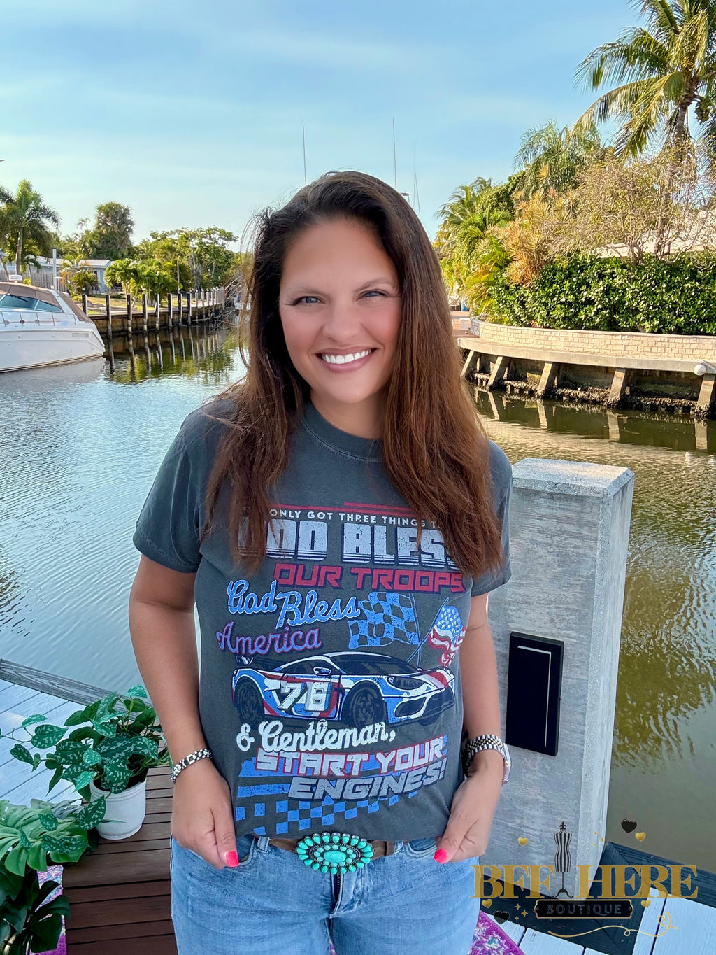 Fast Track America Tee - BFF Here