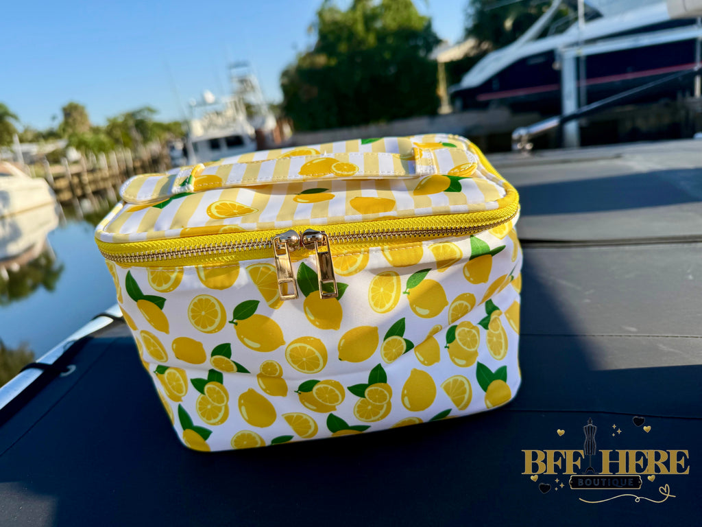 Lemon Drop Travel Bag by Jess Lea - BFF Here