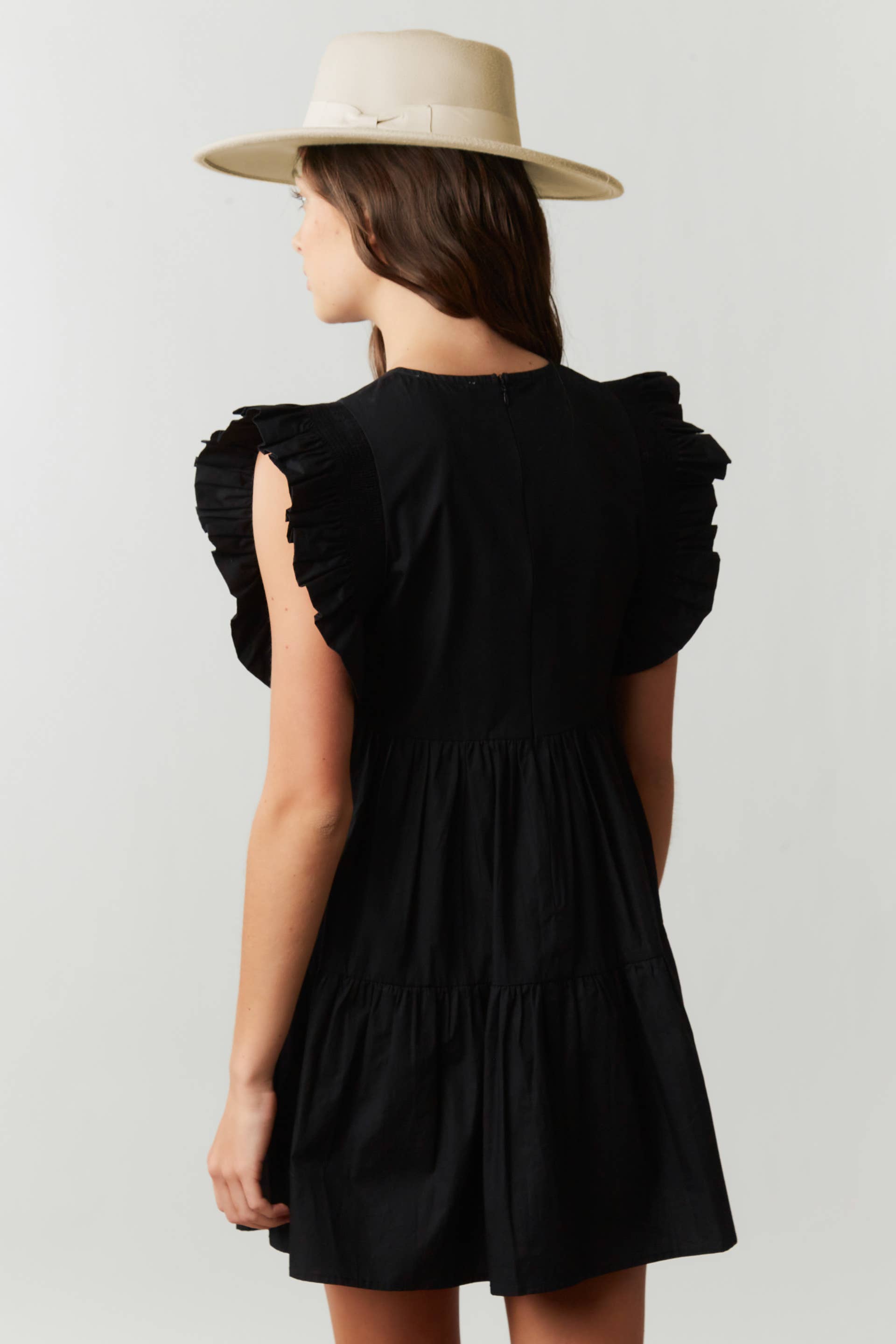 black dress with sequin footballs Touchdown Black Sequin Football Dress Shop the Mint