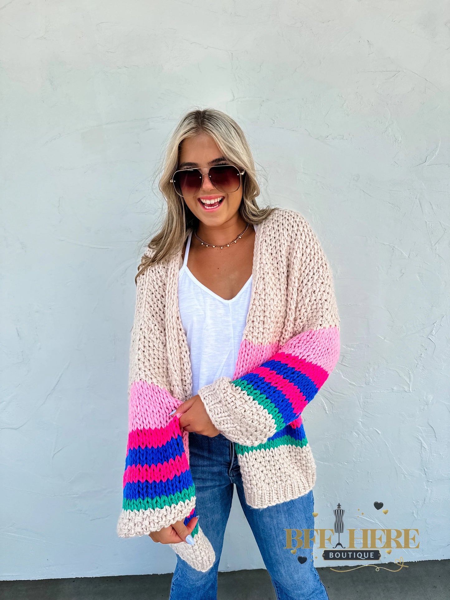 PREORDER: Charlotte Knit Cardigan by Blakeley / Choice of Color (Ships End of October)