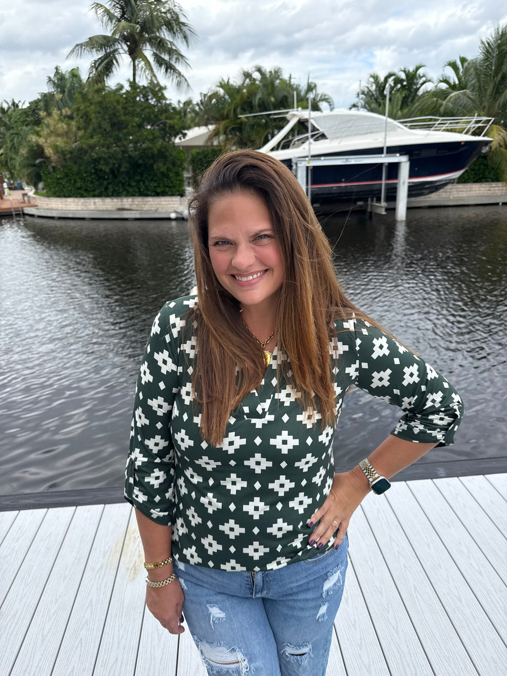 Aztec Pines Top by Sterling Kreek - BFF Here