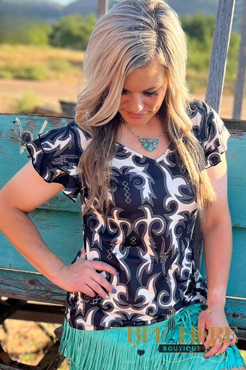 Space Cowgirl Top by Sterling Kreek - BFF Here