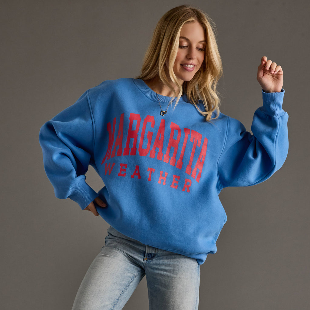 Blue Margarita Weather Sweatshirt by Panache - BFF Here