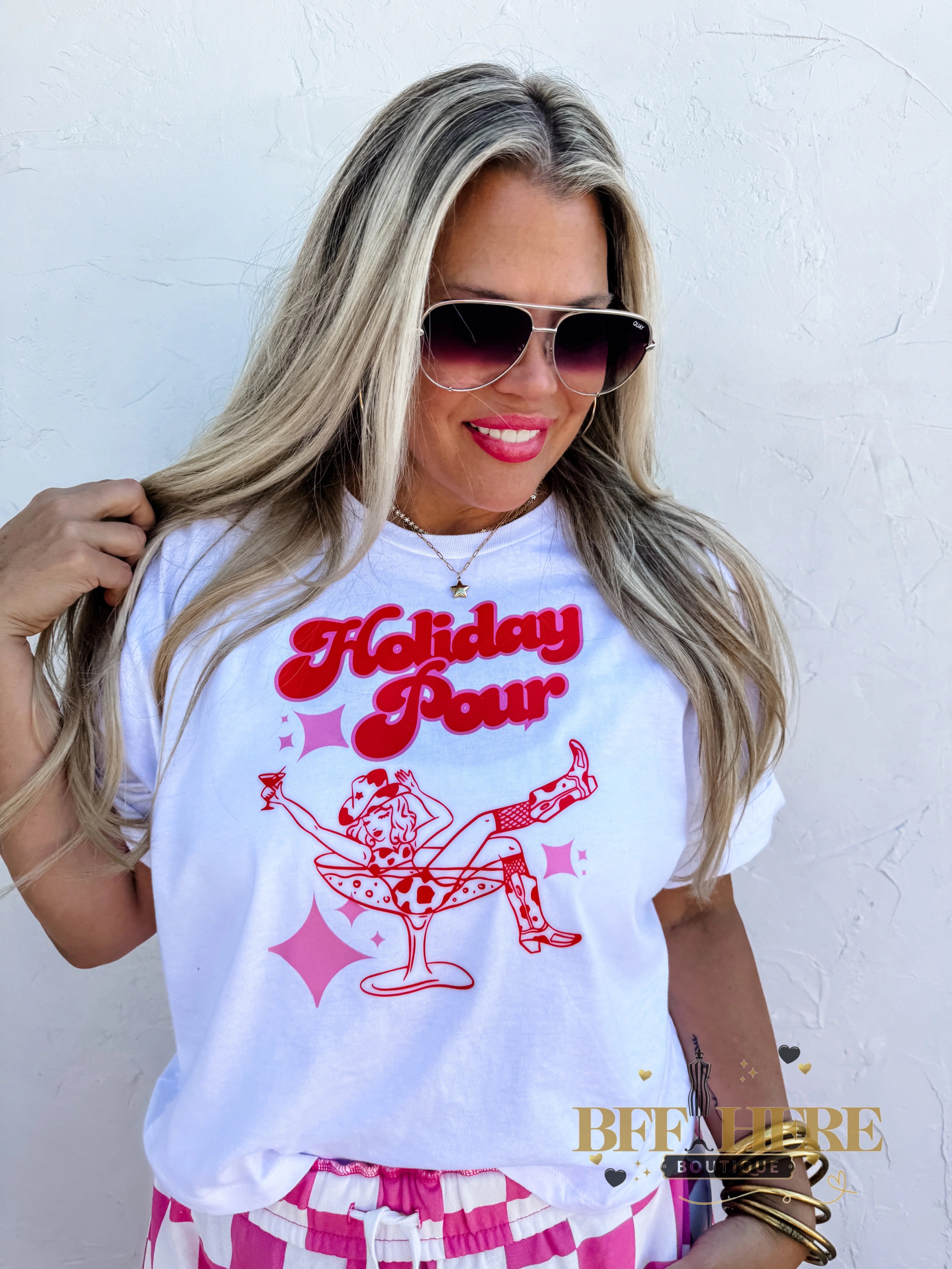 Holiday Pour Tee by Blakeley - BFF Here