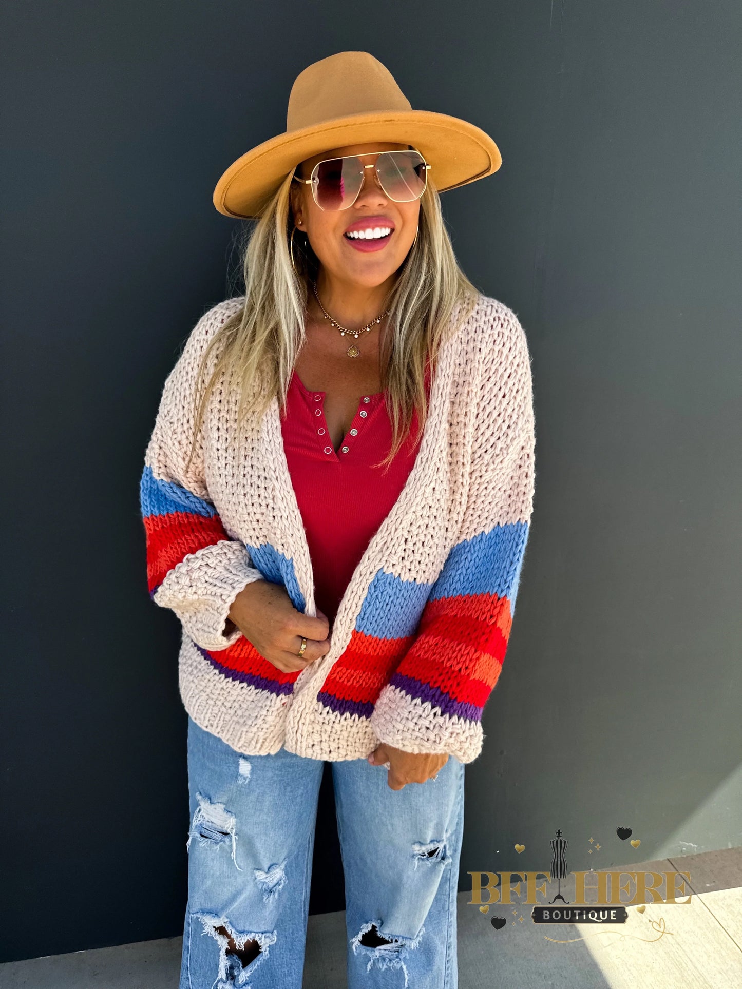 PREORDER: Charlotte Knit Cardigan by Blakeley / Choice of Color (Ships End of October)