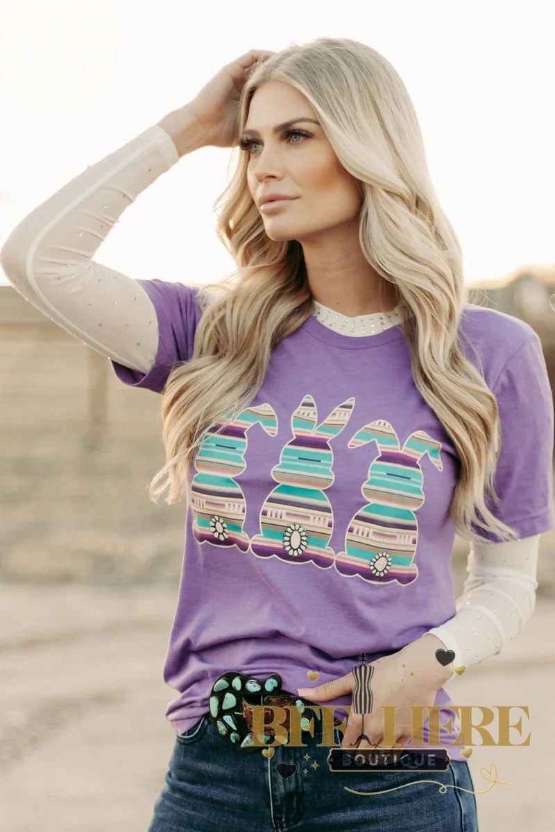 Serape Bunny Tee by Sterling Kreek - BFF Here