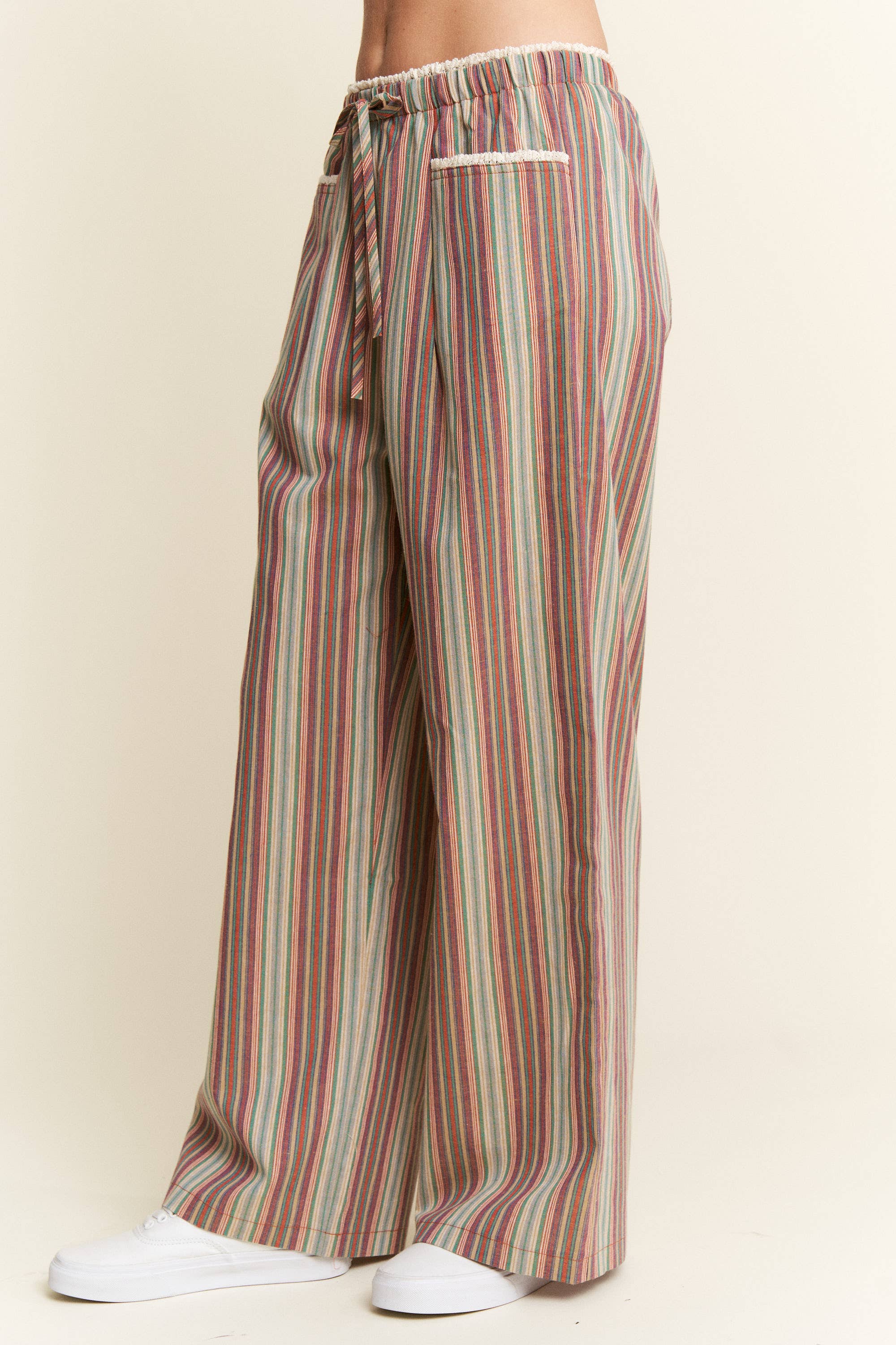 PREORDER: Eclectic Stripe Linen Pants by Jade by Jane (ETA: Beginning of October) - BFF Here