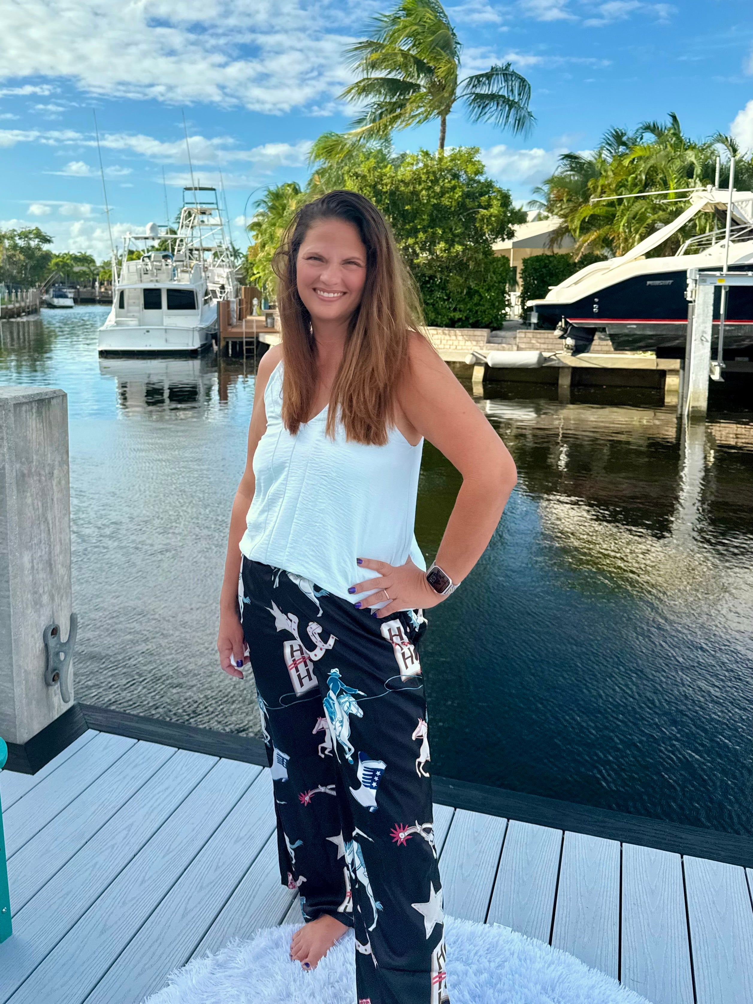 Howdy Cowboy Wide Leg Pants by Jade by Jane - BFF Here