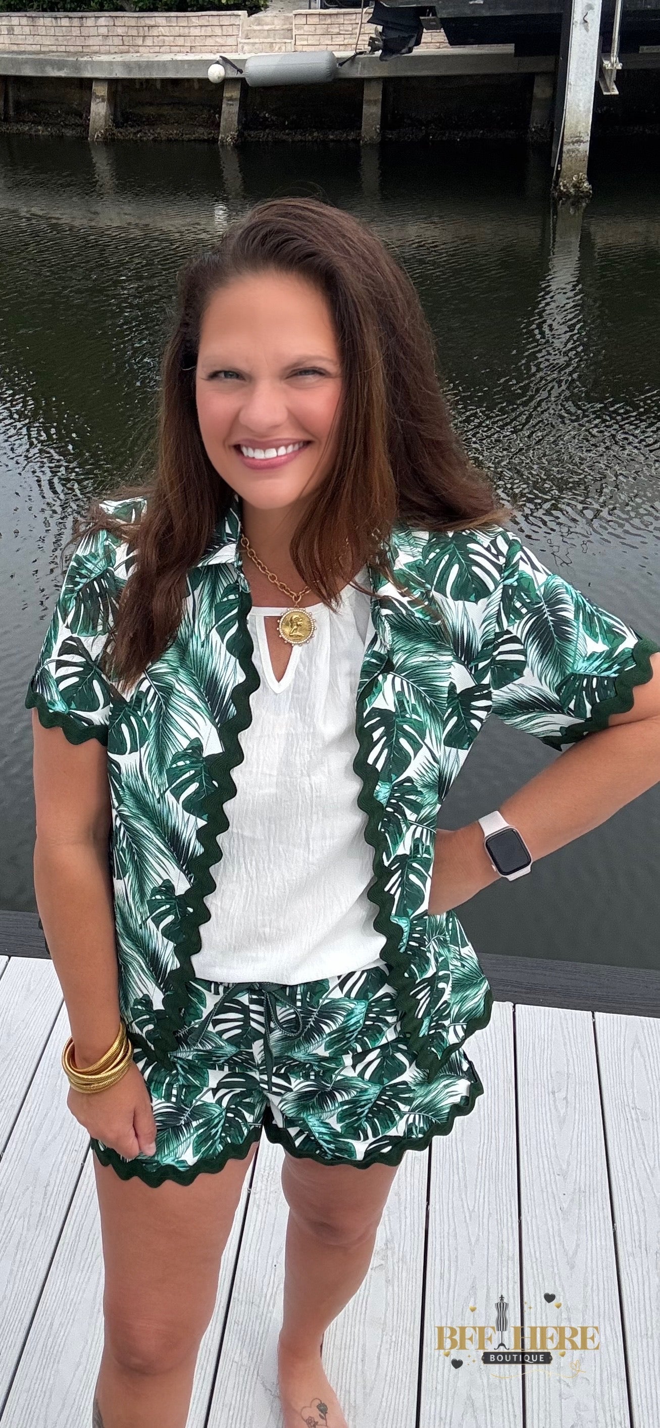 Savannah Textured Ric Rac Set / Palm Leaf by Jess Lea - BFF Here