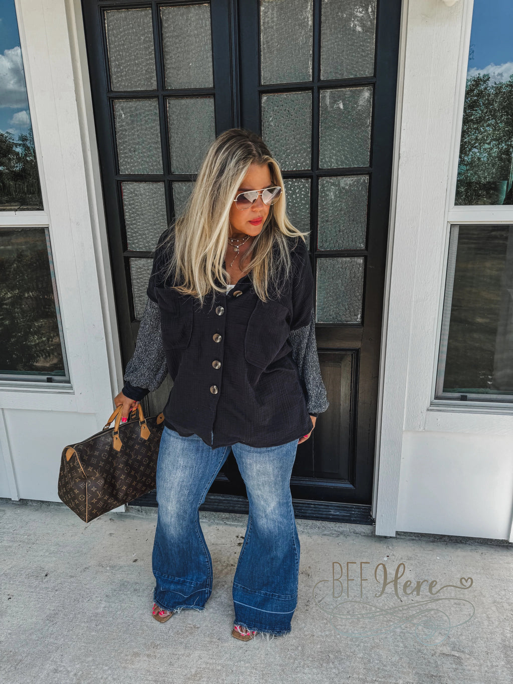 PREORDER: In The Moment Knit Sleeve Top by Blakeley (Ships Beginning of October) - BFF Here