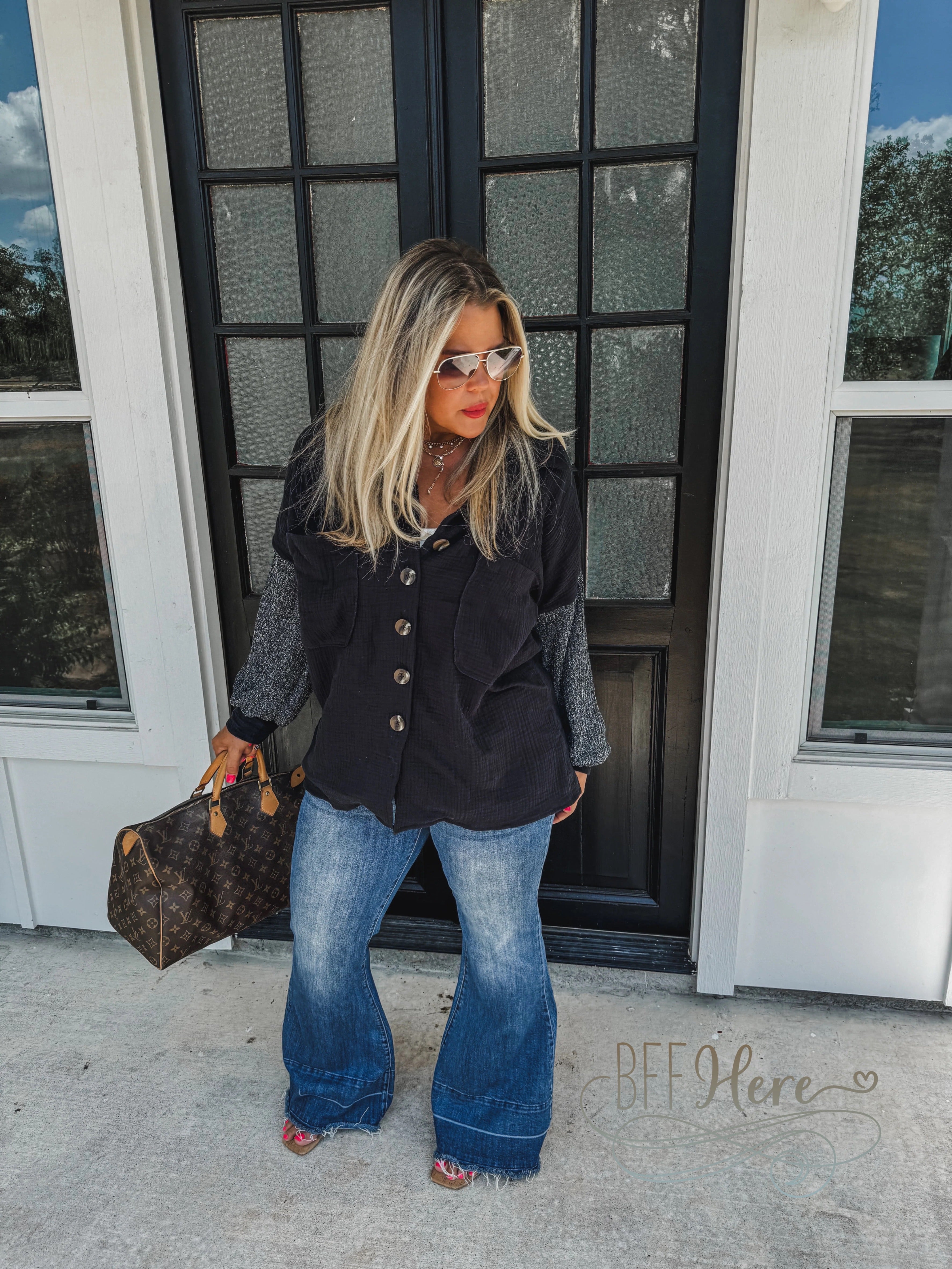 PREORDER: In The Moment Knit Sleeve Top by Blakeley (Ships Beginning of October) - BFF Here