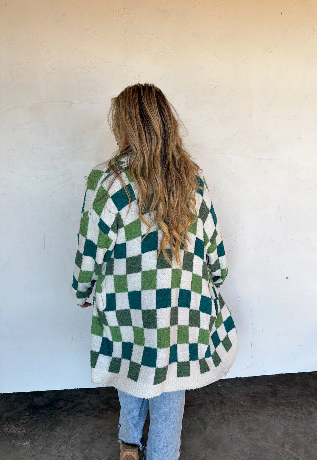 PREORDER: St Patty’s Day Checker Cloud Cardigan by Blakeley (ETA: Late February / Early March) - BFF Here