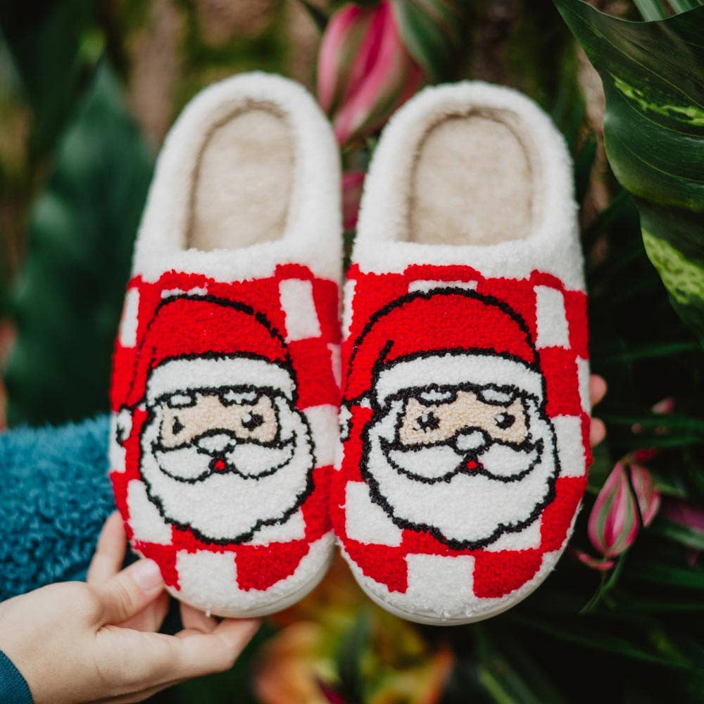 Santa's Happy Feet Slippers - BFF Here