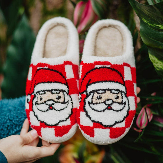 Santa's Happy Feet Slippers - BFF Here