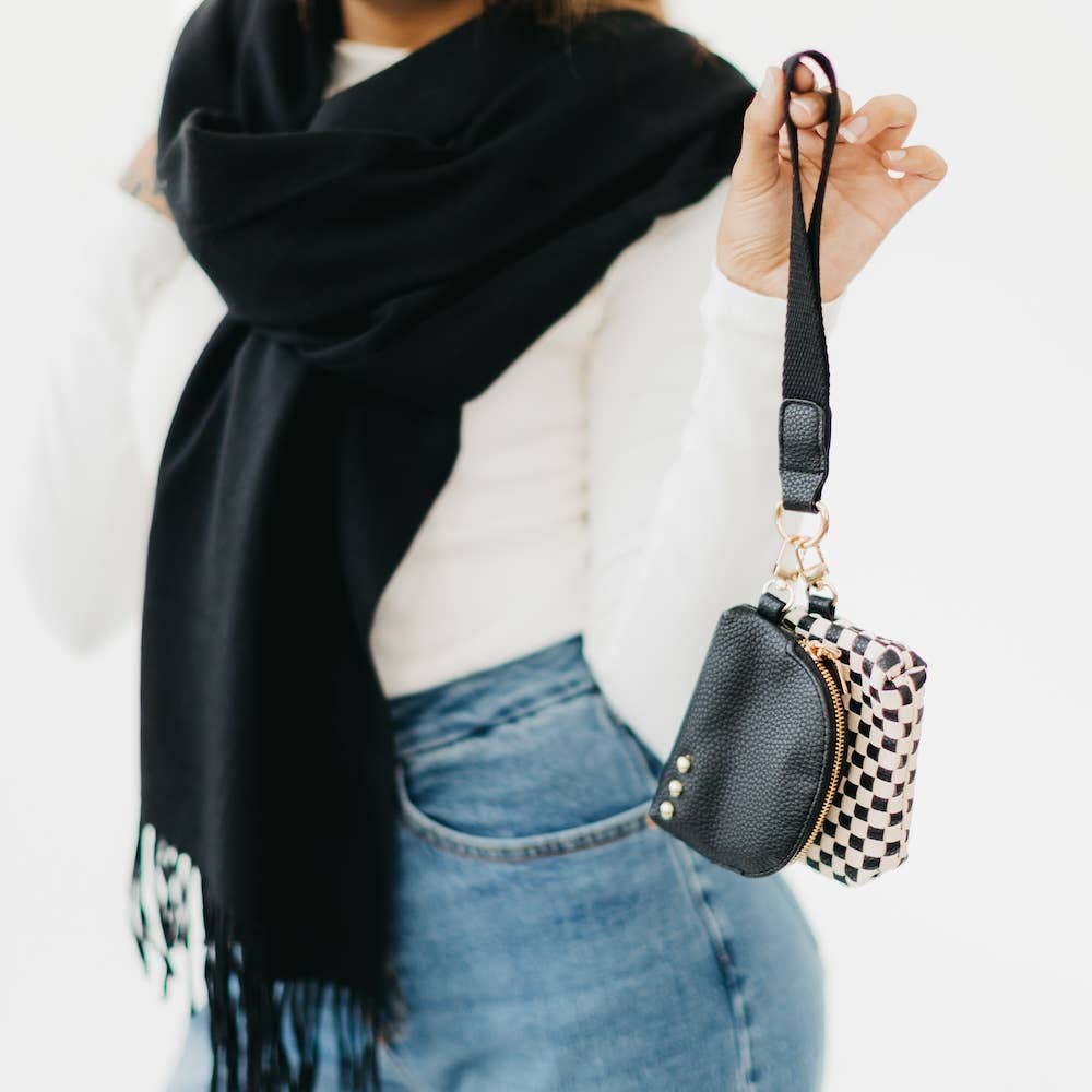 Wonderlust Woven Dual Pouch Wristlet by Pretty Simple - BFF Here