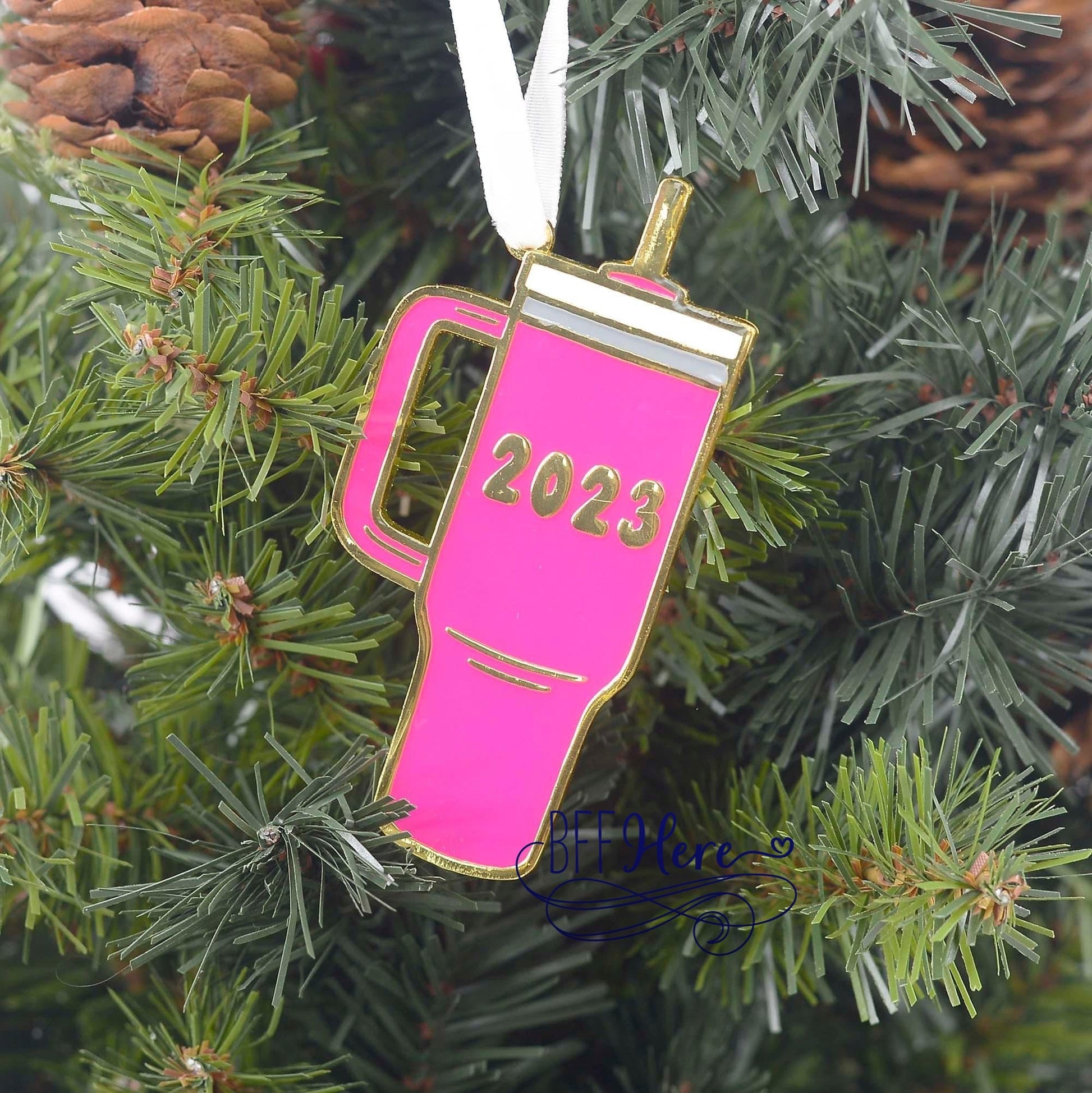 2023 Emotional Support Cup Ornament / Choice of Style - BFF Here