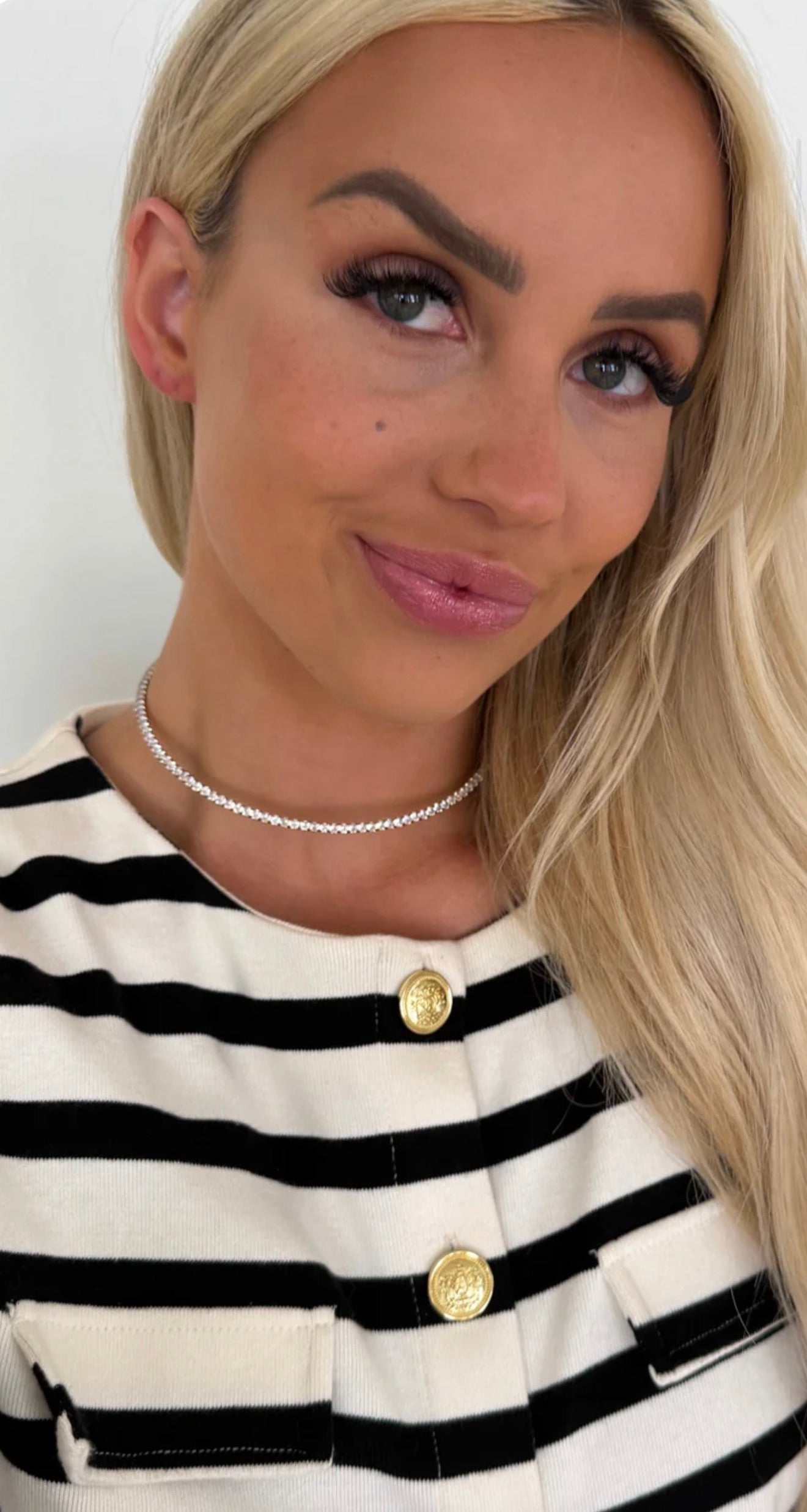 Luxe Tennis Necklace by Chansutt Pearls (Ships 2-3 weeks) - BFF Here