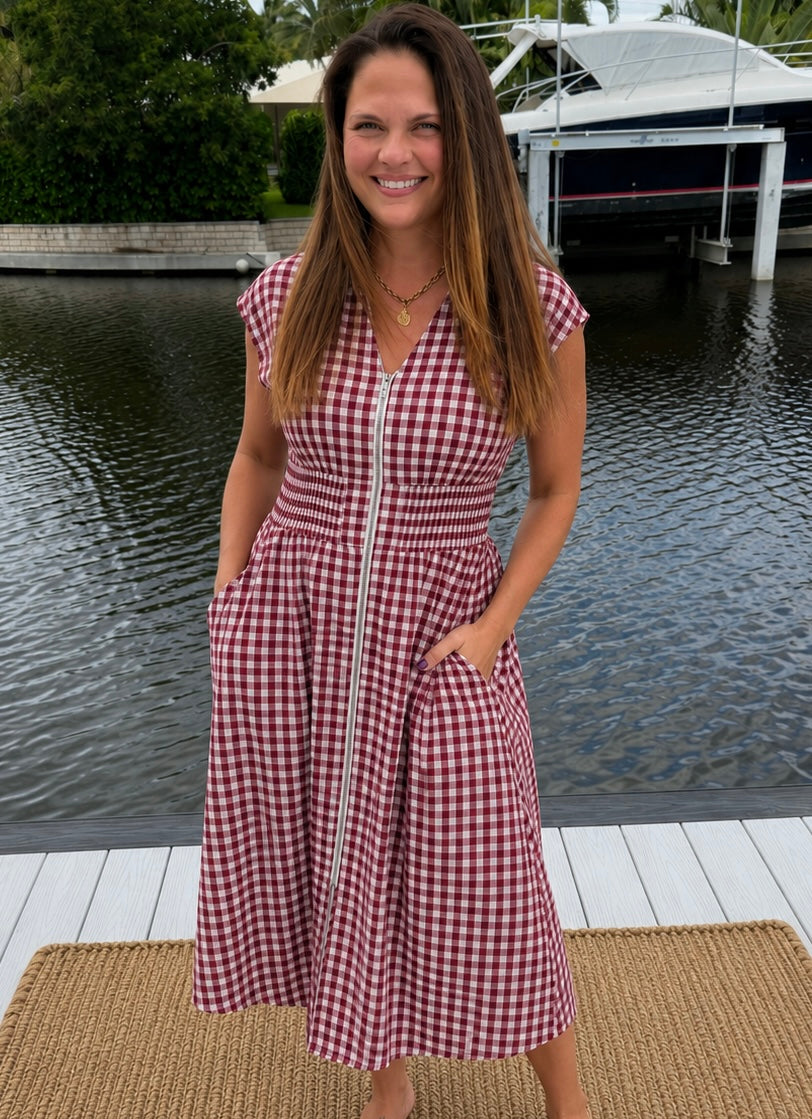 PREORDER: Check Me Out Midi Dress (ETA: September / October)