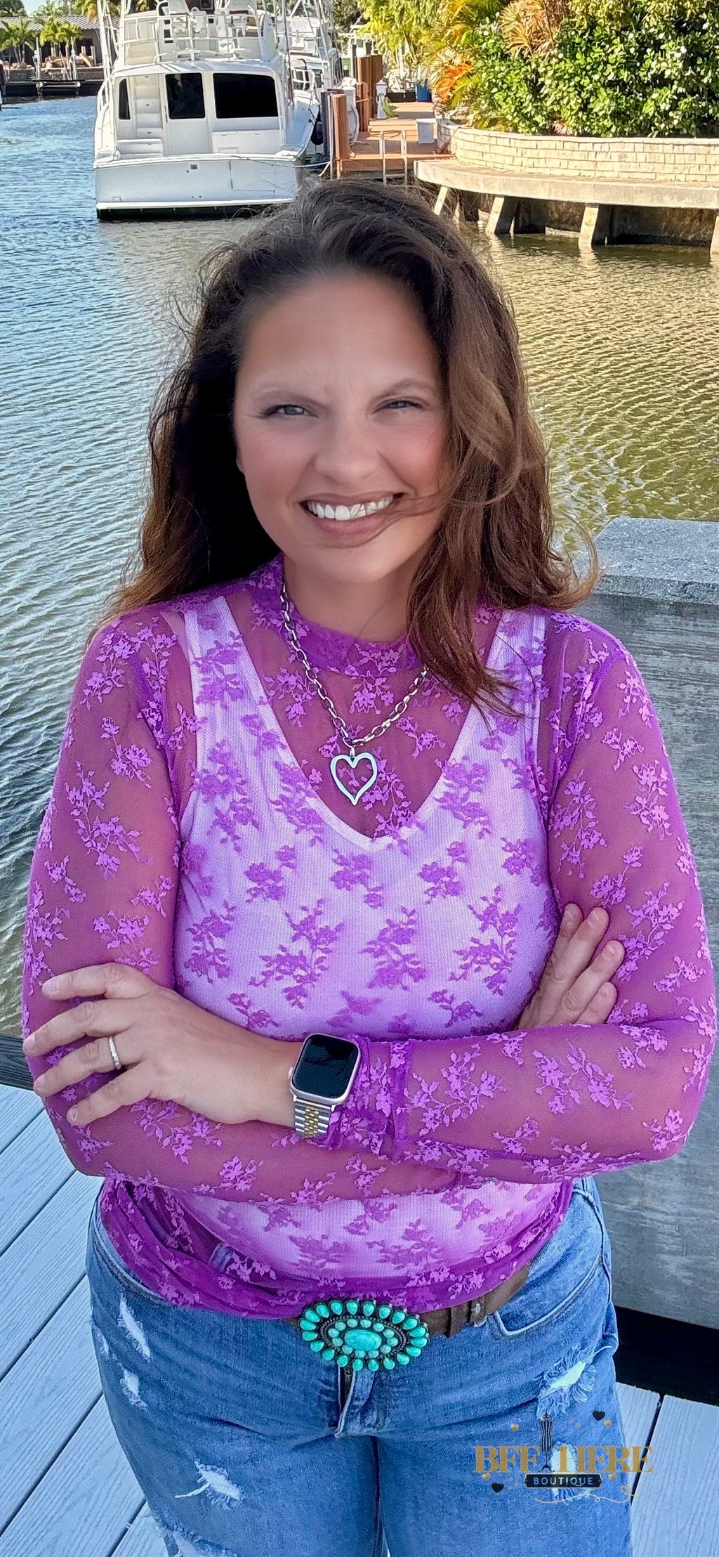 Purple Skies Lace Top by Sterling Kreek - BFF Here