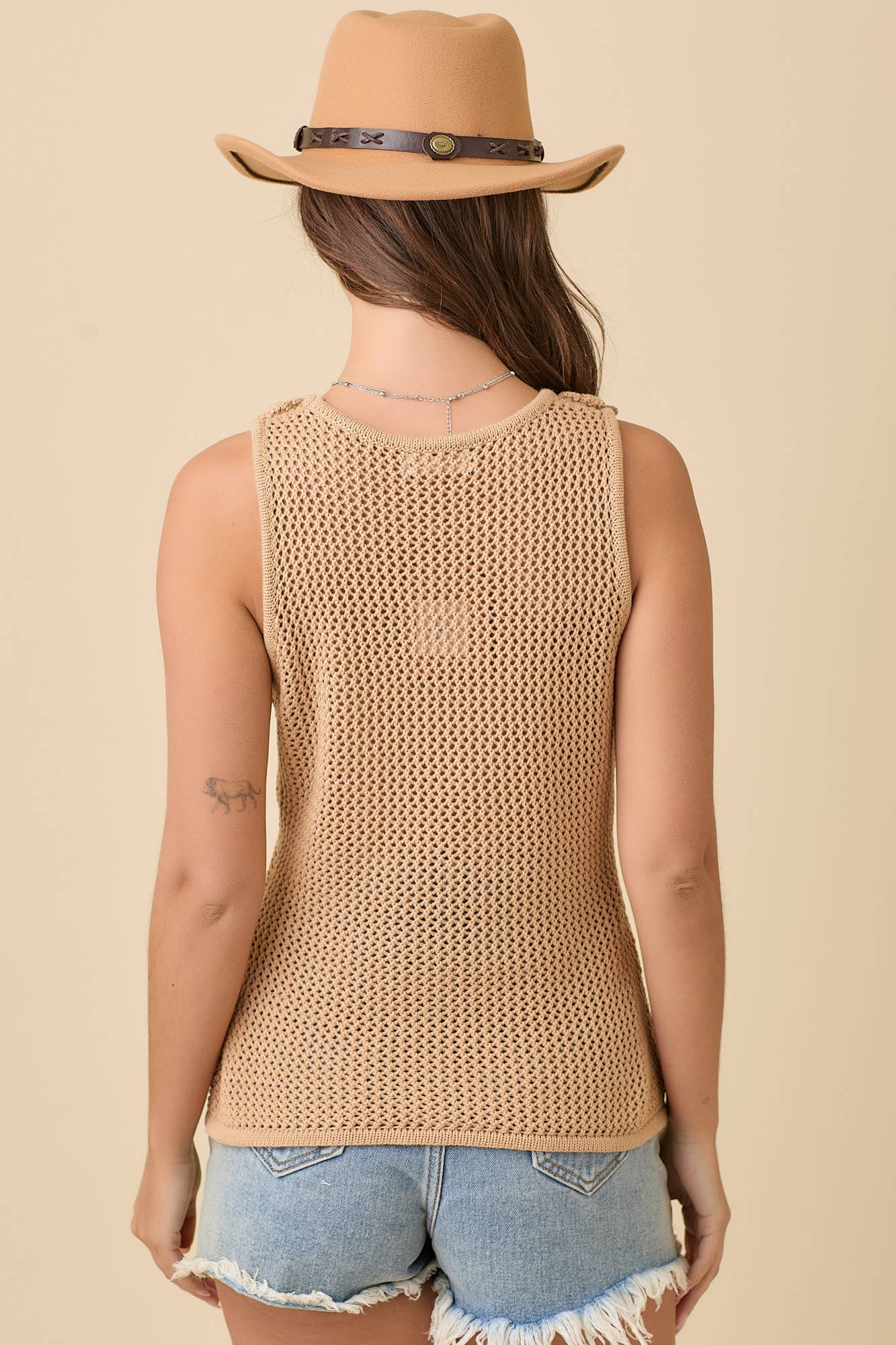 Desert Rose Crochet Tank Top - BFF Here