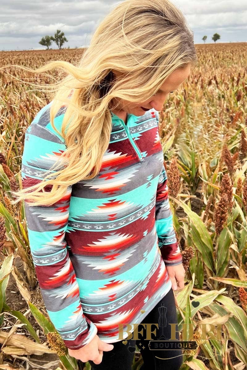 Texas Rain Fitted Pullover by Sterling Kreek - BFF Here