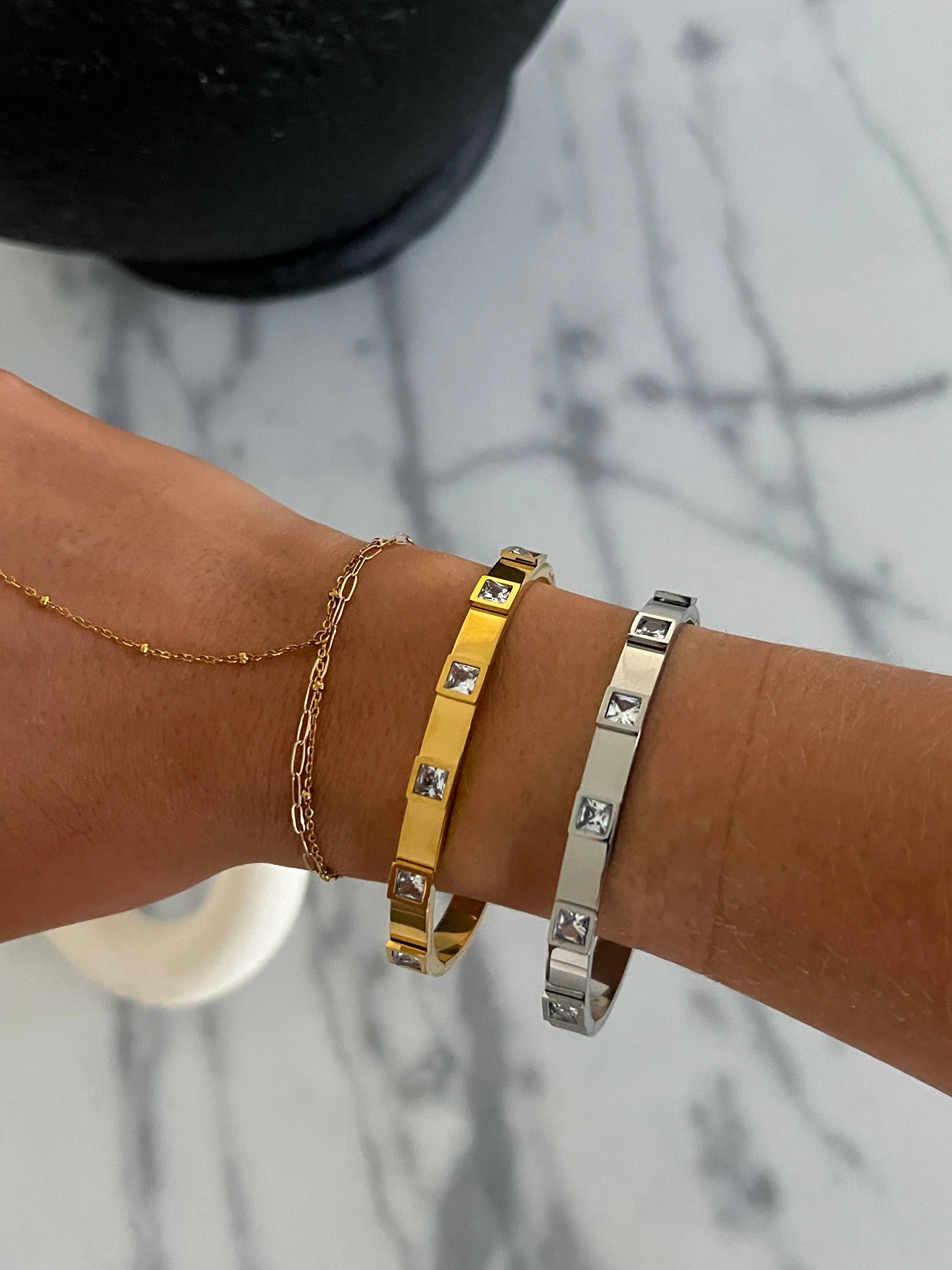 Alex Bangle Bracelet by Chan Sutt - BFF Here