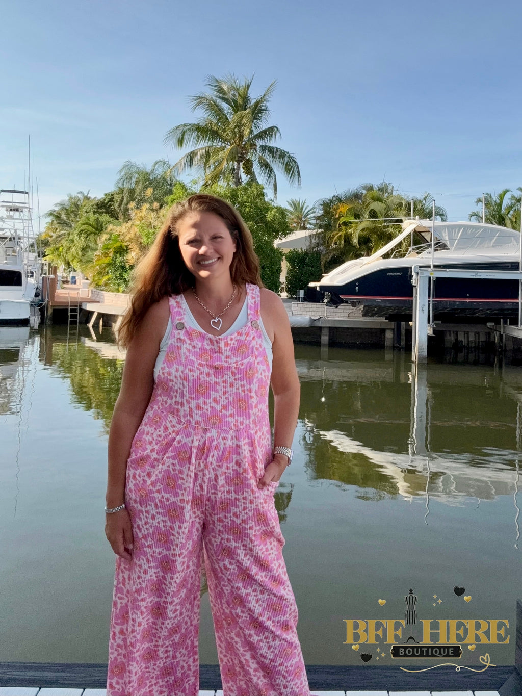 Cassidy Floral Boho Overalls by Blakeley - BFF Here