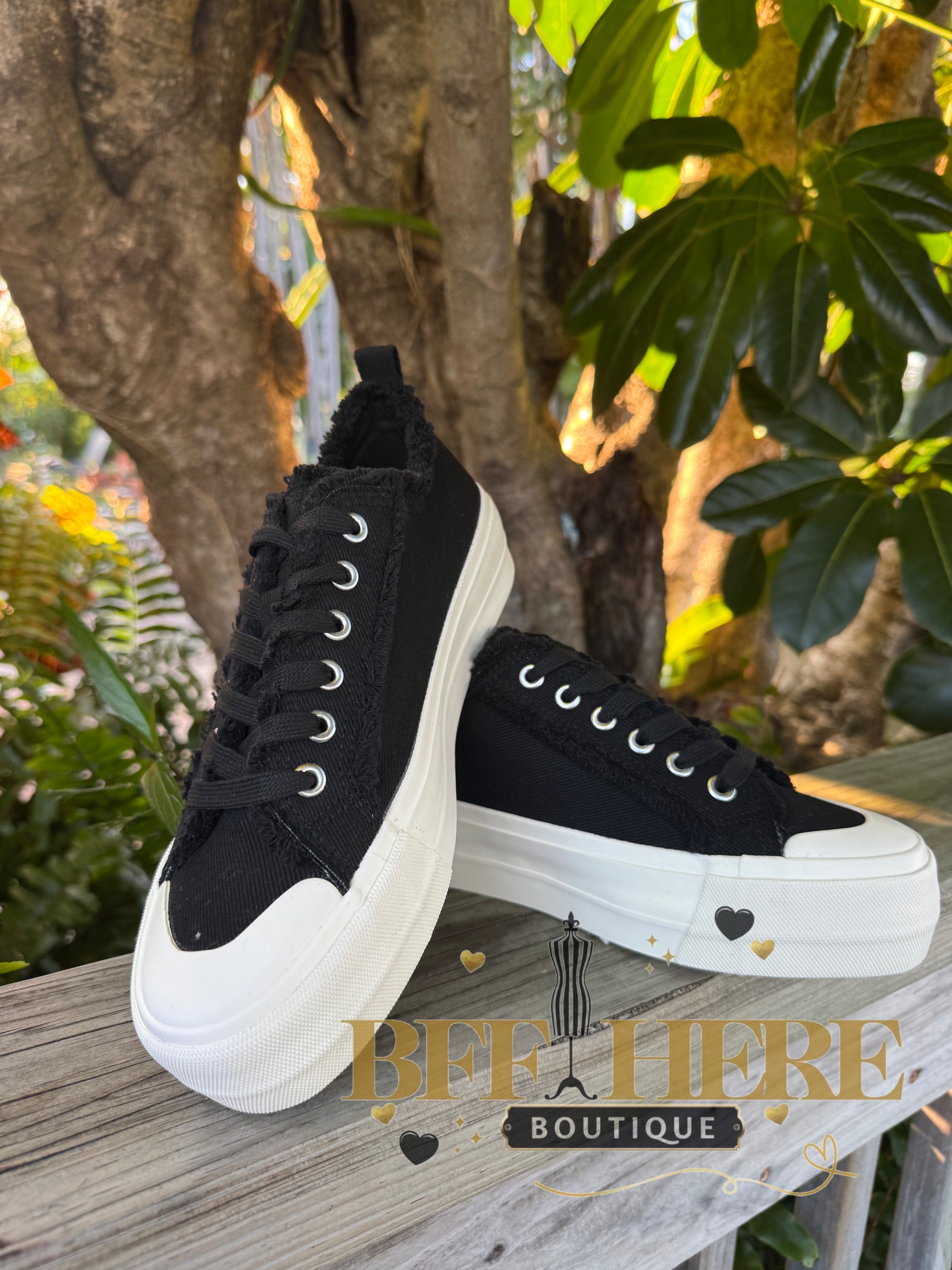 Could Care  Less - Black by Corkys - BFF Here