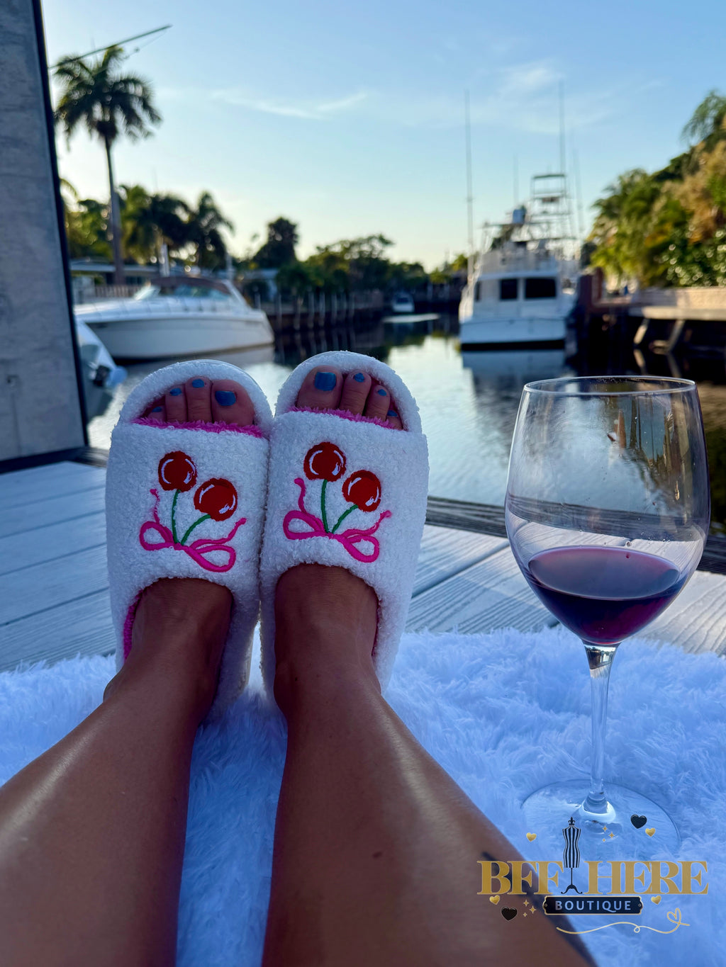 Cherry Bomb Slippers by Jess Lea - BFF Here