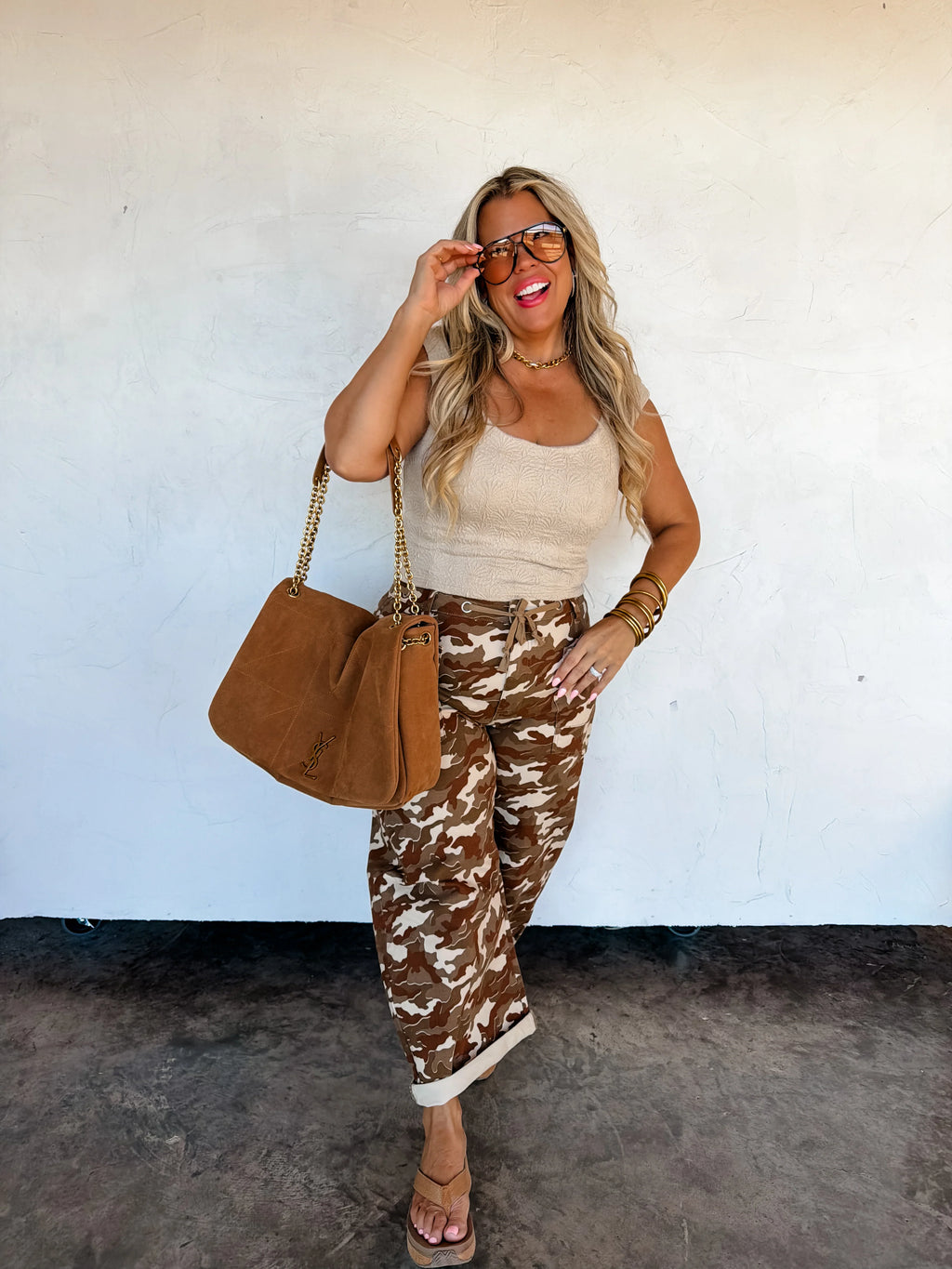 PREORDER: Desert Brogan Camo Barrel Jeans  by Blakeley (ETA: May) - BFF Here