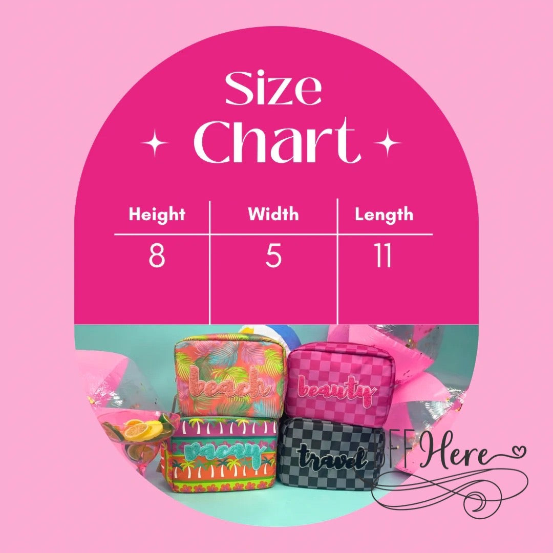 PREORDER: Beauty Patch Travel Bag by Jess Lea (Ships Beginning of May) - BFF Here