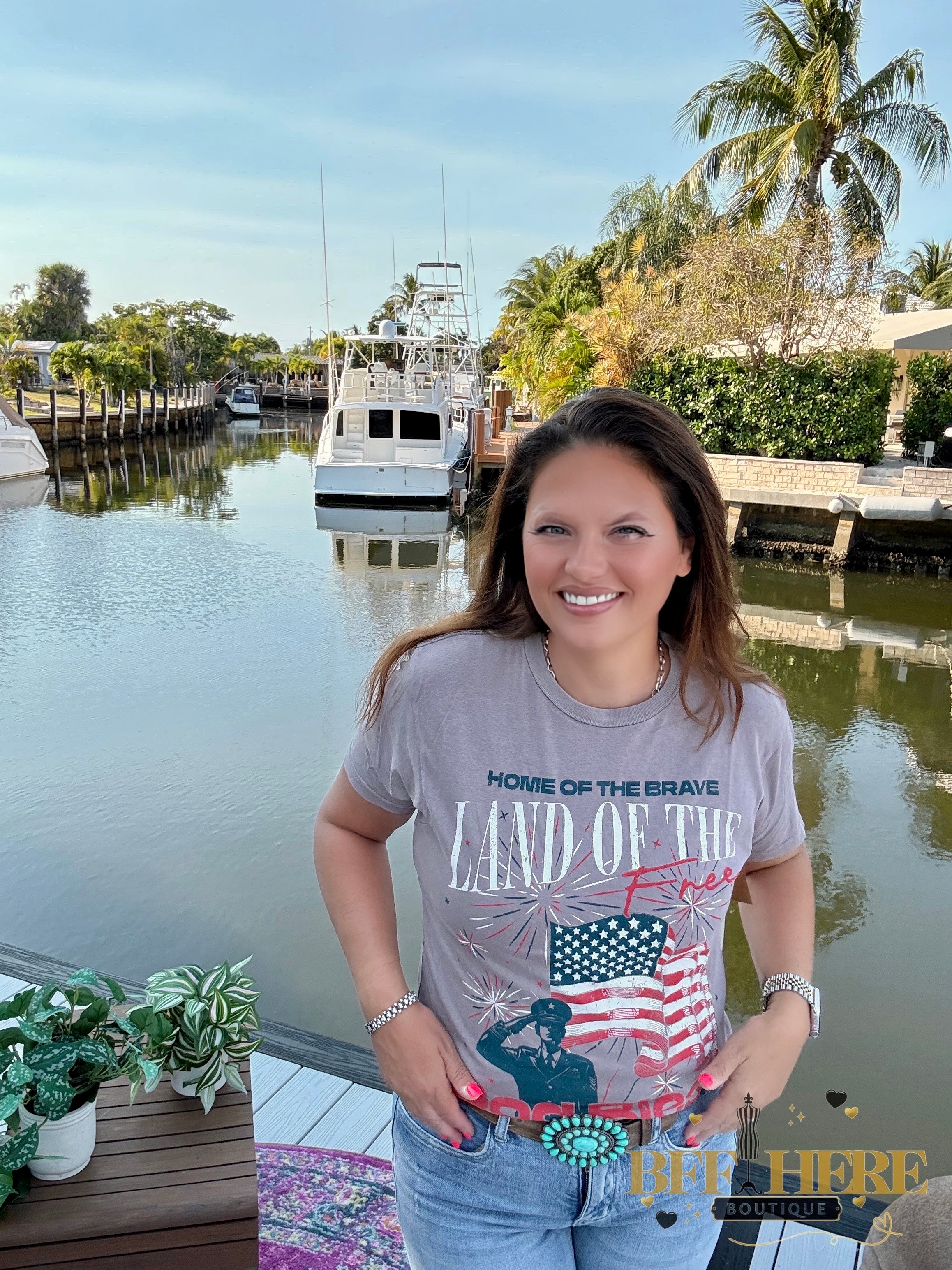 Vintage Old Glory Tee - BFF Here