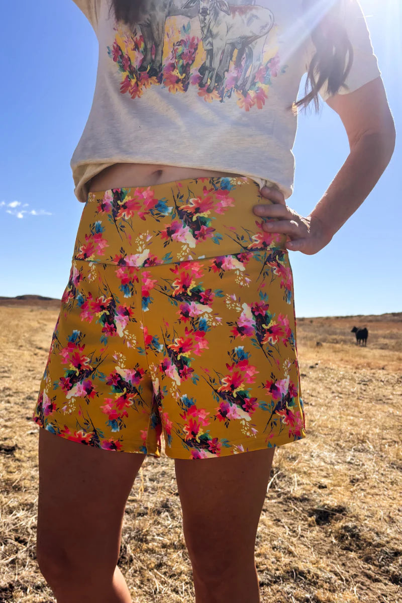 Warm Wildflower Shorts by Sterling Kreek - BFF Here