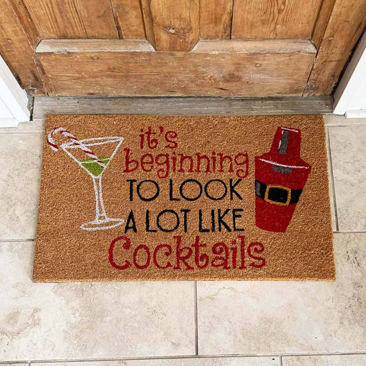 Look Like Cocktails Coir Doormat