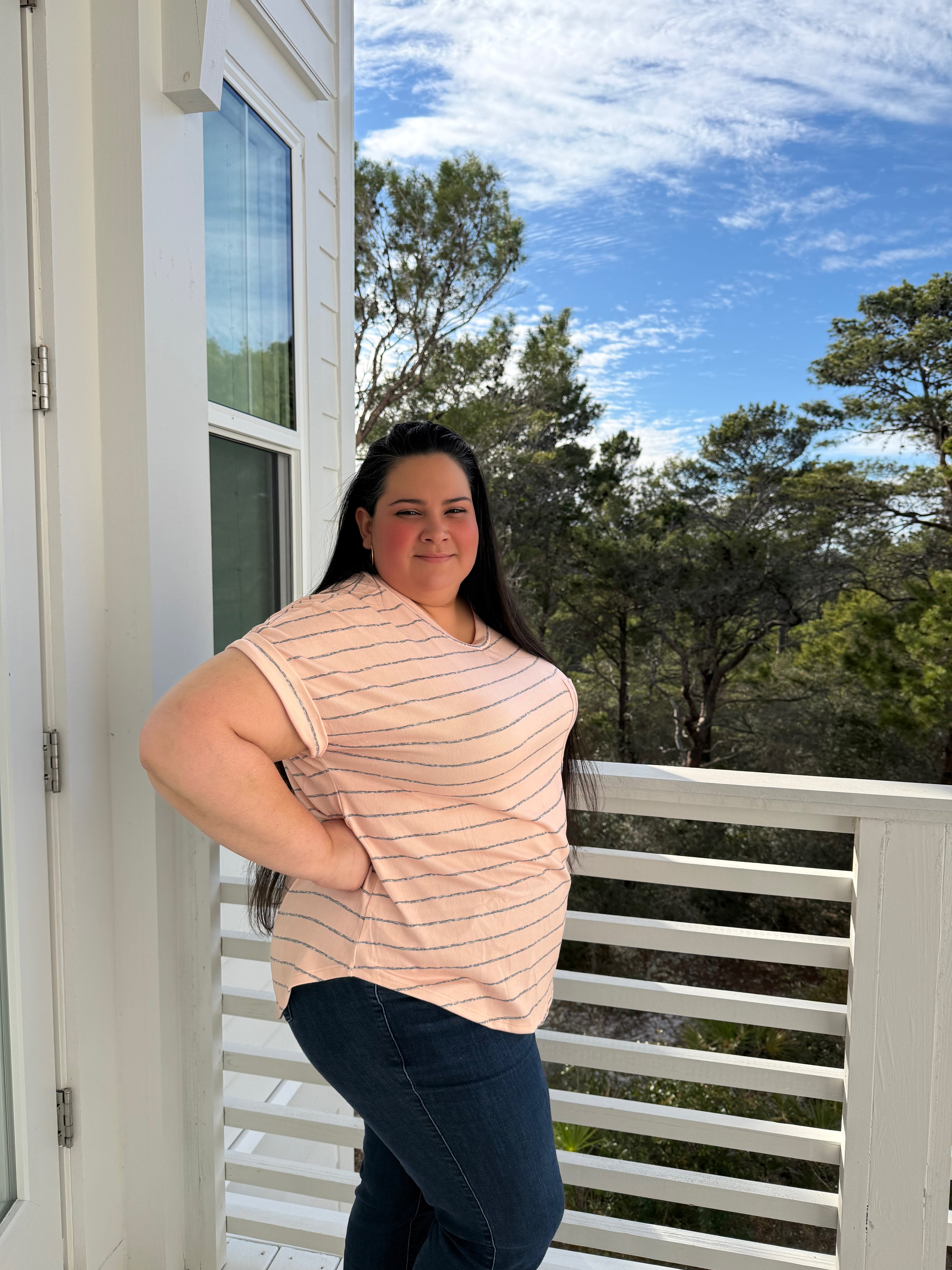 Easy Days Striped Pocket Tee by Sew In Love (Ships 2-3 weeks) - BFF Here