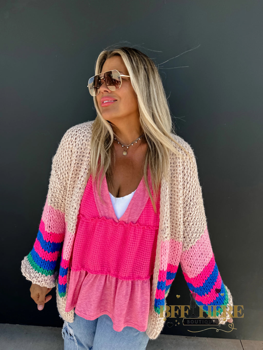 Charlotte Knit Cardigan by Blakeley / Choice of Color - BFF Here
