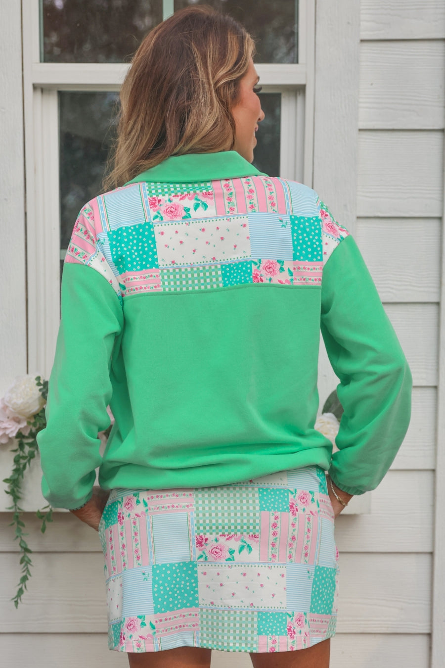 PREORDER: Mia Printed Pullover / Heirloom Patchwork by Jess Lea (ETA: Late February / Early March)