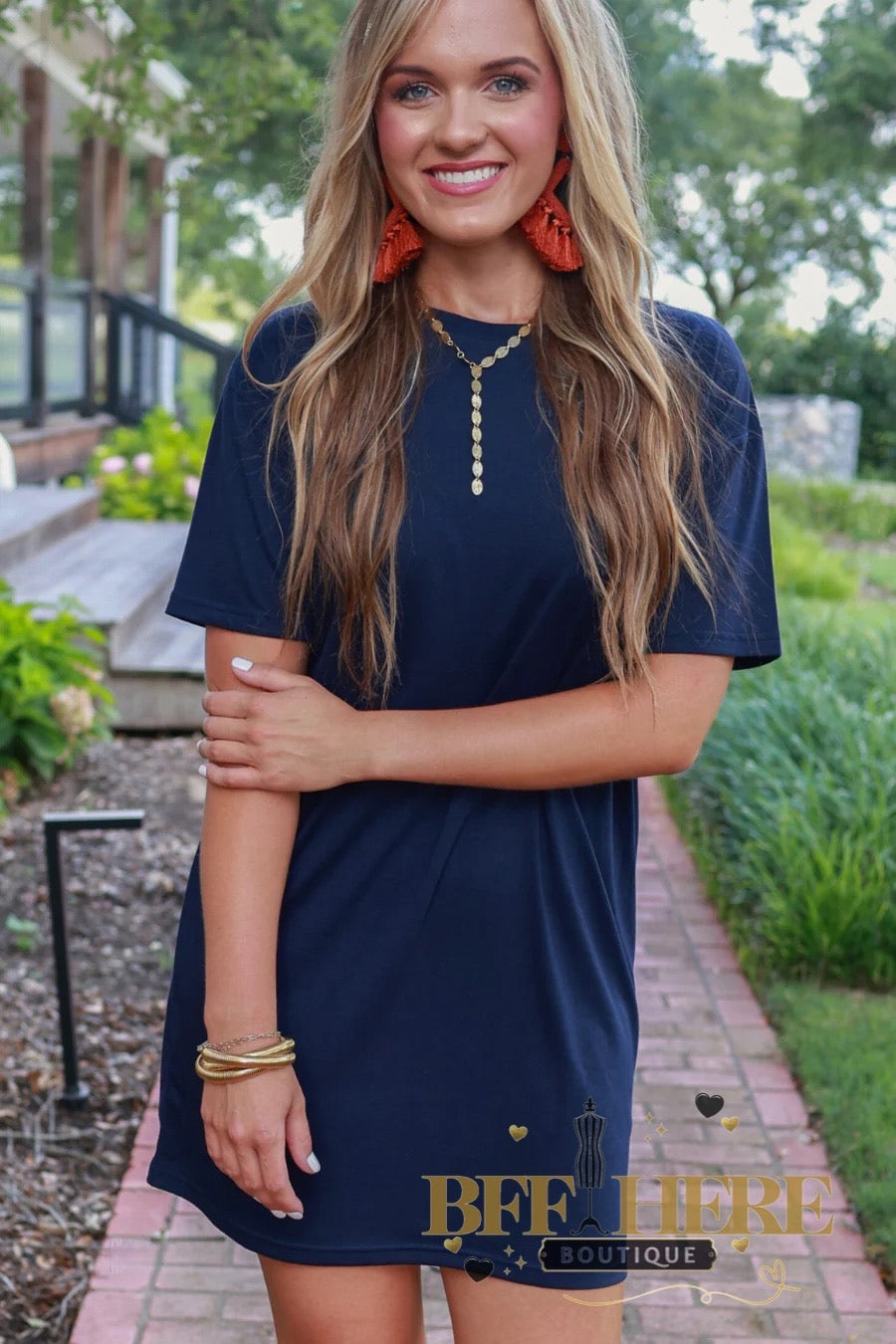 Bailey Basic T-Shirt Dress by Jess Lea / Choice of Color - BFF Here