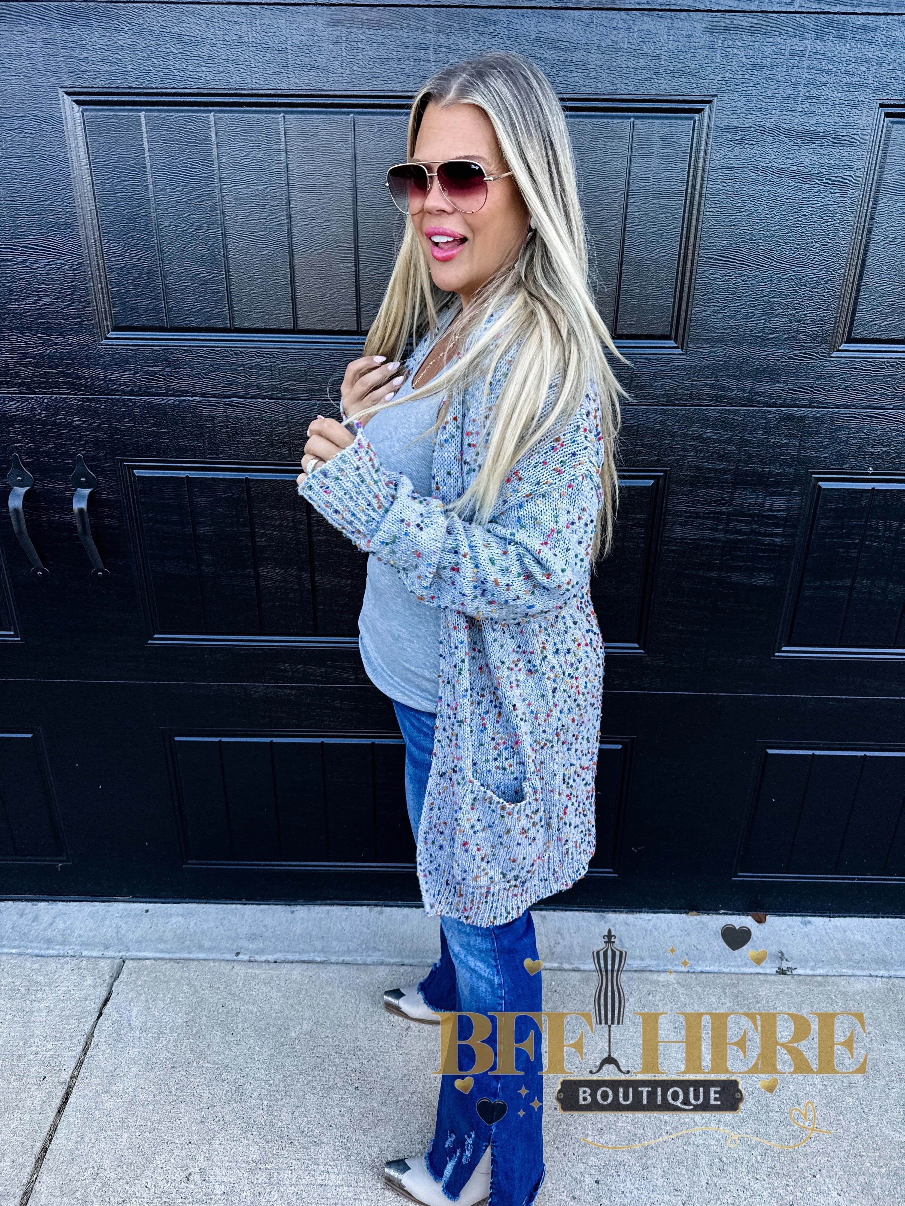 Spring Miley Dot Cardigan by Blakeley - BFF Here