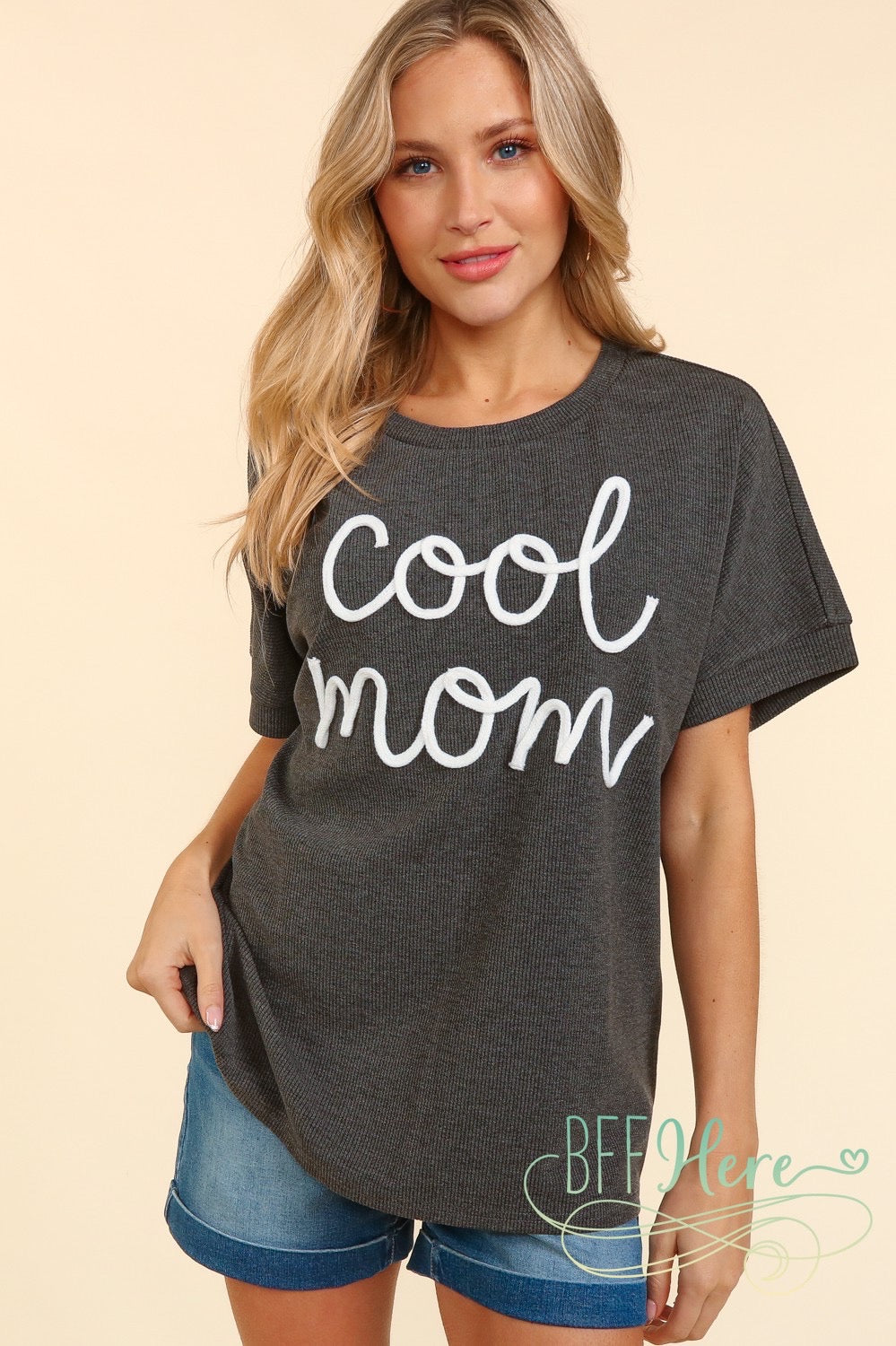 Fun & Fab 'Cool Mom' Tee - BFF Here