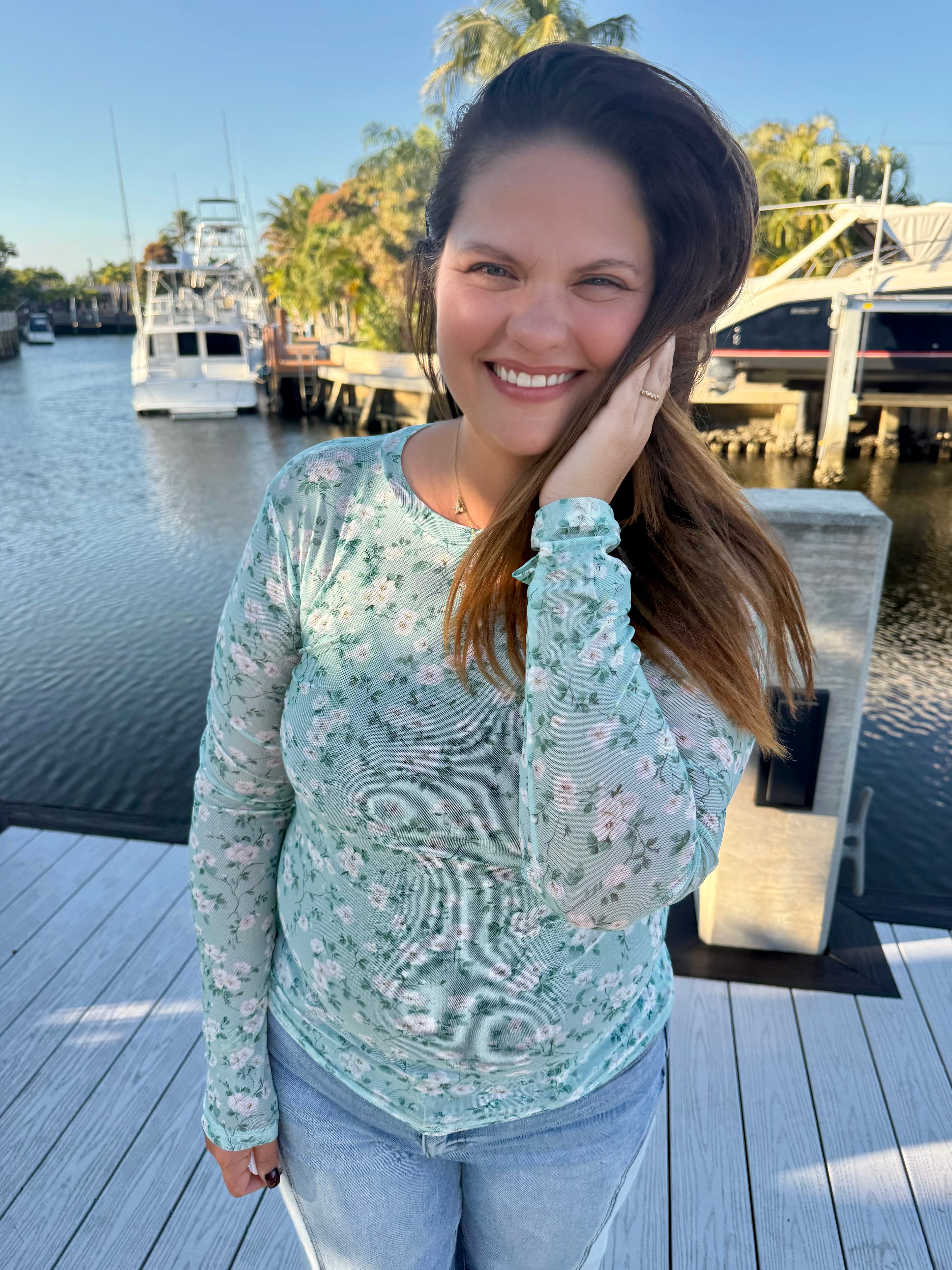 Spring Dress It Up Mesh Top by Blakeley - BFF Here