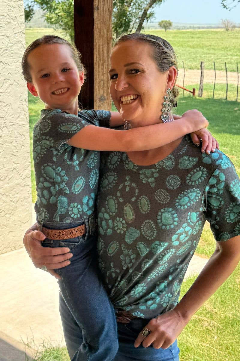 Forever In Turquoise Crew Neck Tee by Sterling Kreek - BFF Here